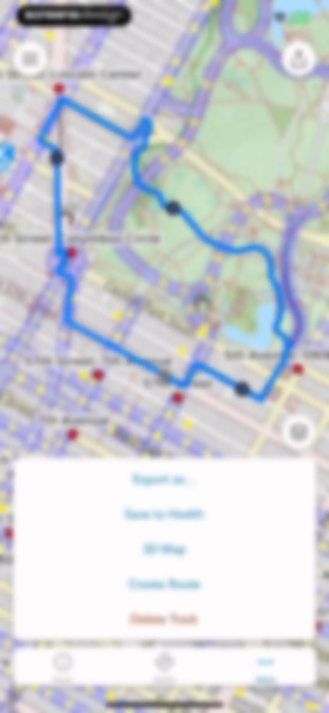 Footpath Route Planner screen 41