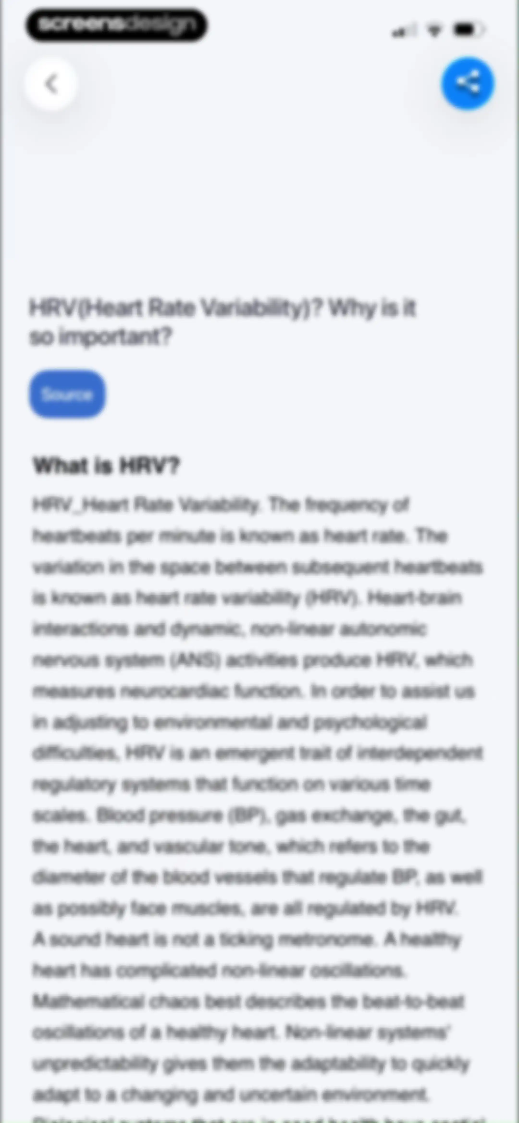 iCardiac: Heart Rate & Health screen 78