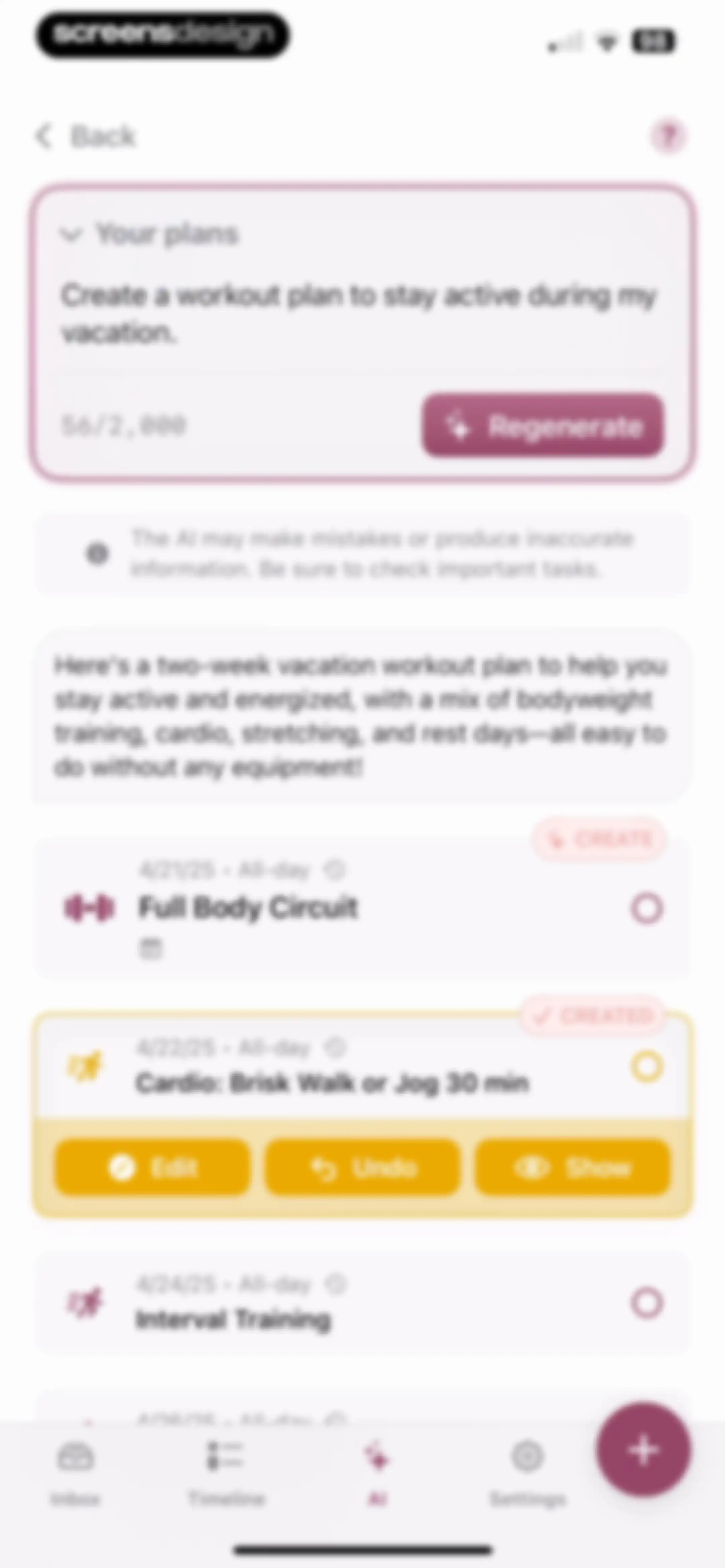 Structured: Daily Planner Todo screen 68