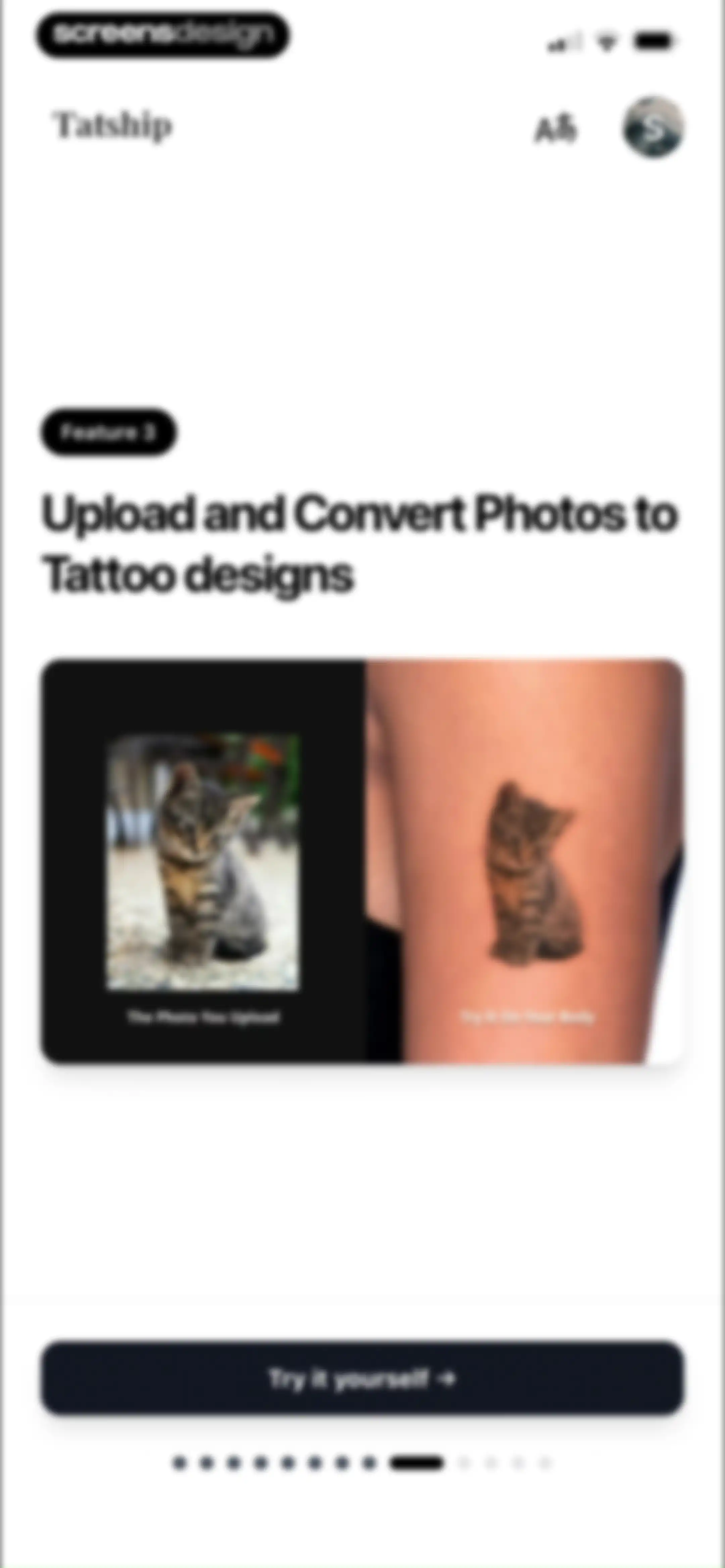 Tatship: Tattoo Design Try On screen 23