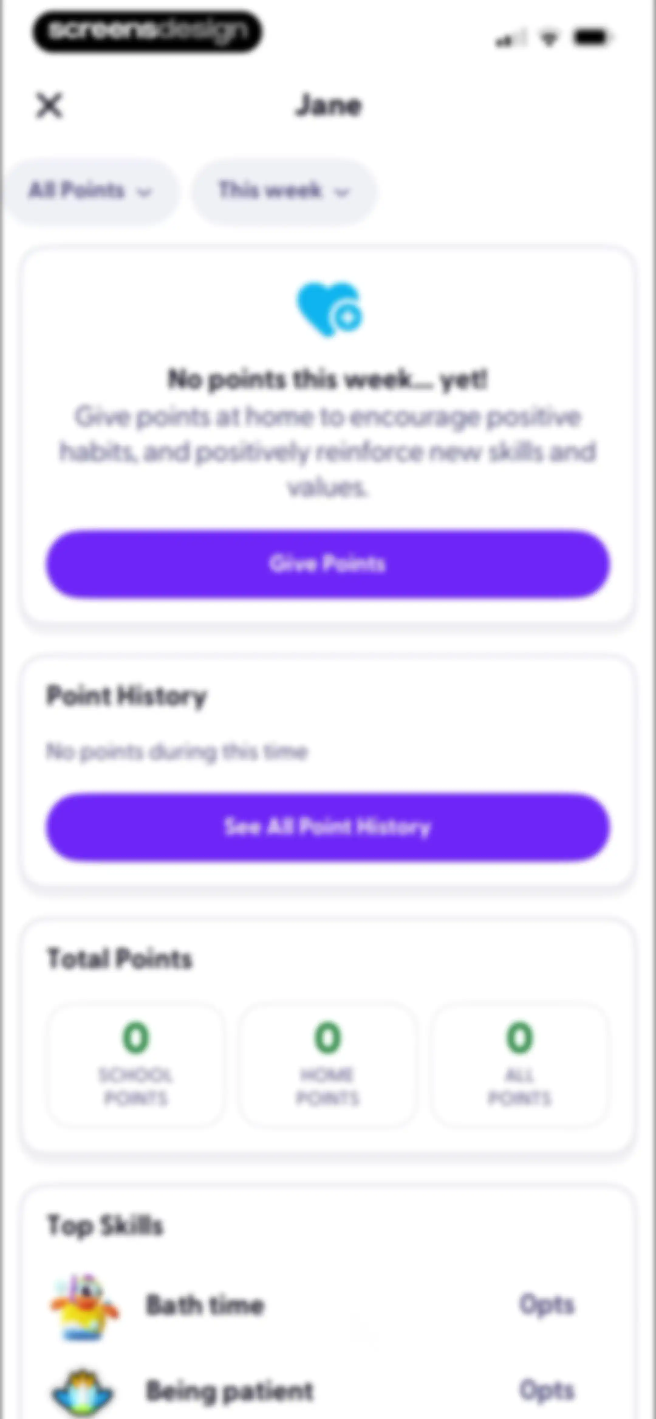 ClassDojo screen 38