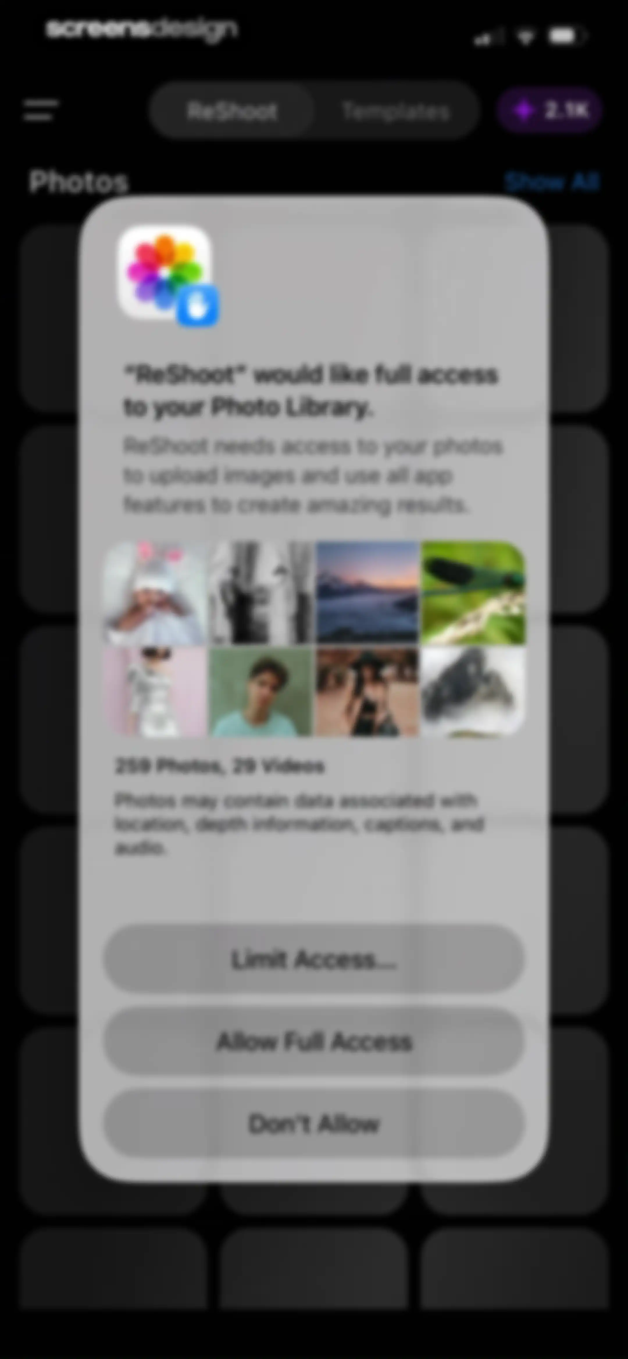 ReShoot: AI Photos & Edits screen 13