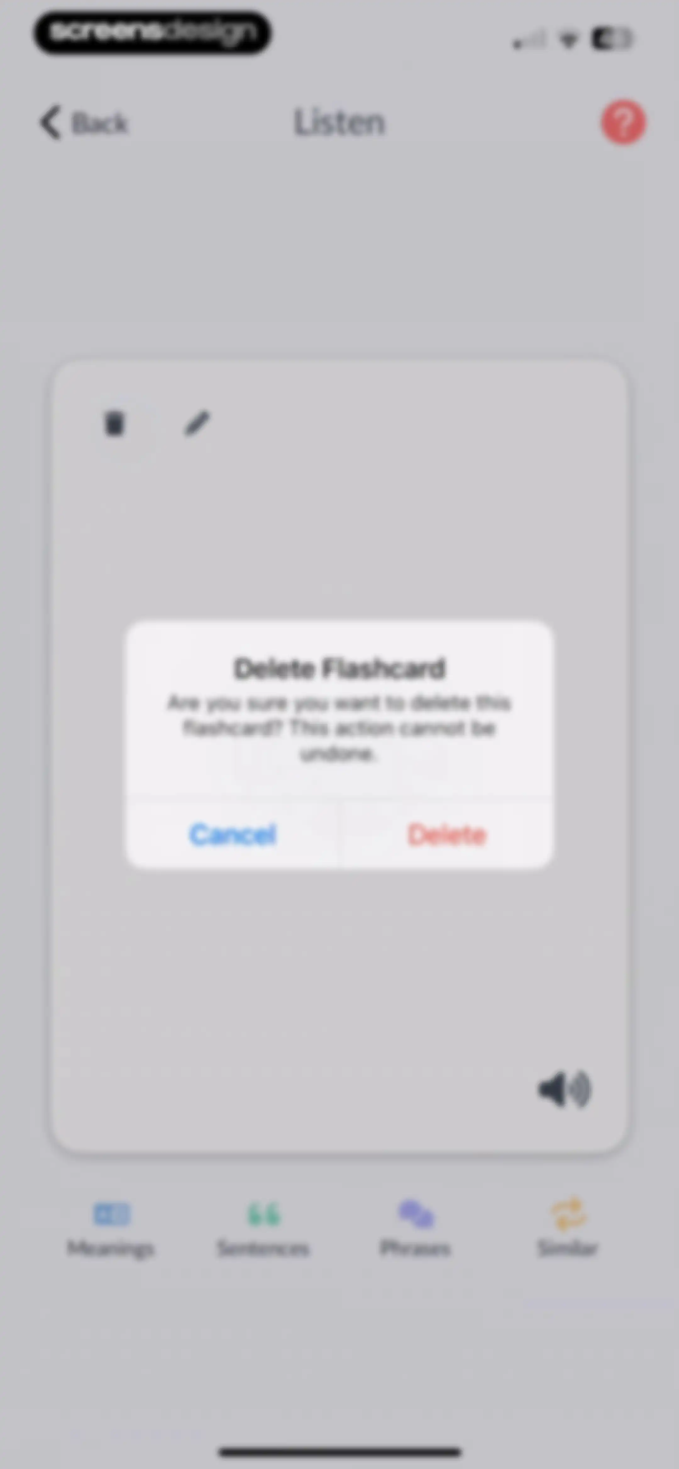 Langua: AI language learning screen 109