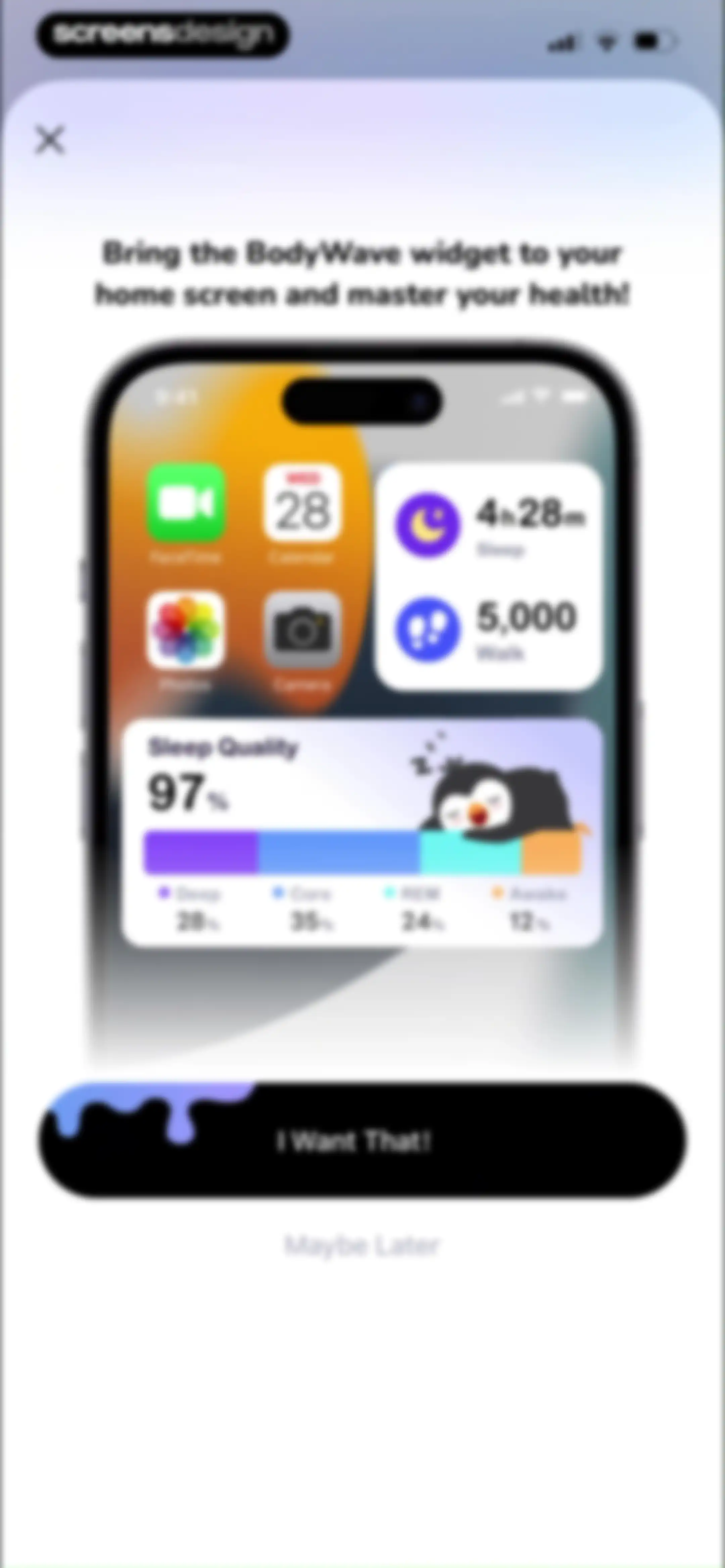 BodyWave: Health Tracker screen 182
