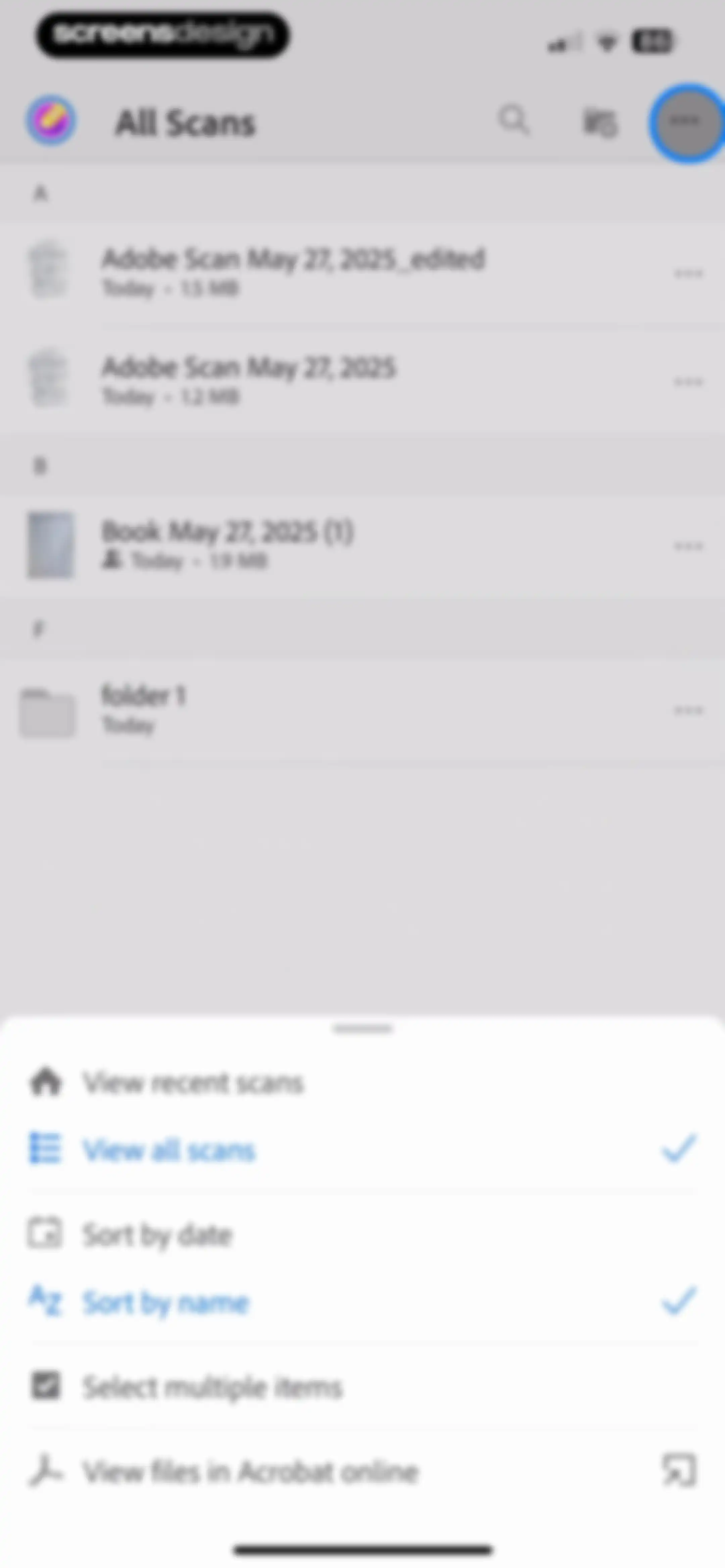 Adobe Scan: PDF & OCR Scanner screen 91