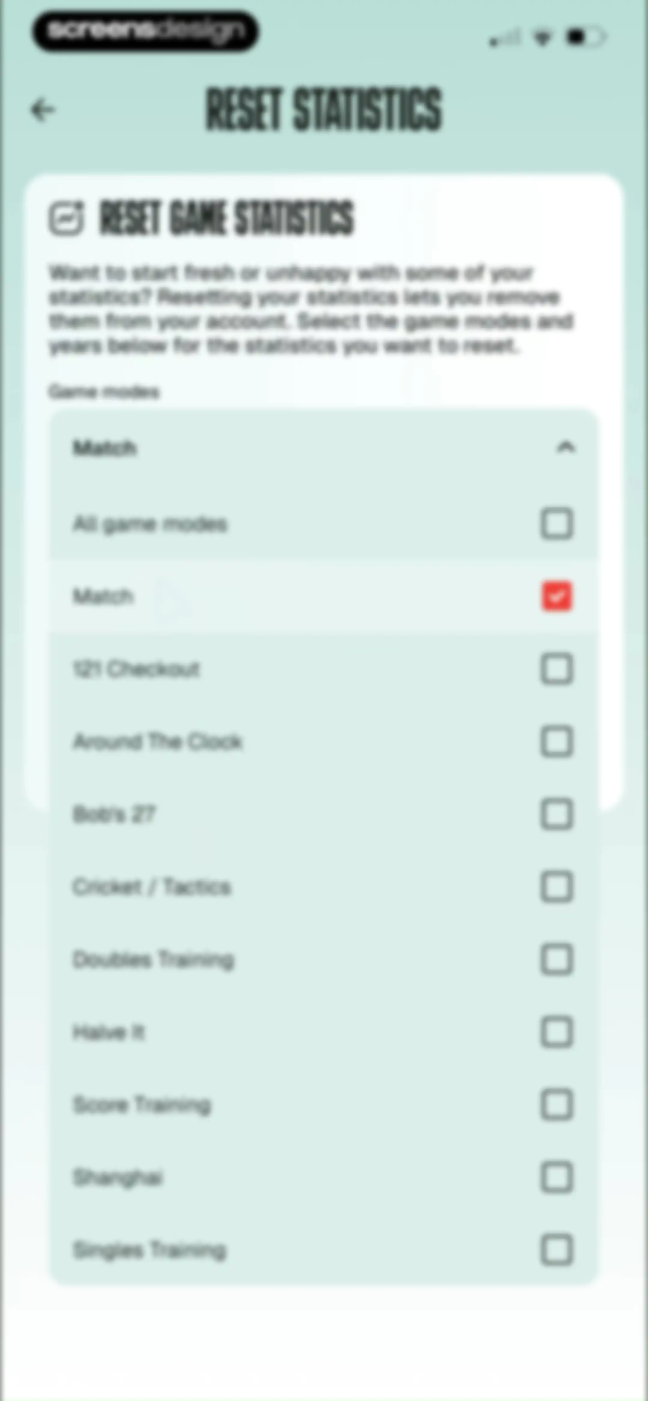 DartCounter screen 143