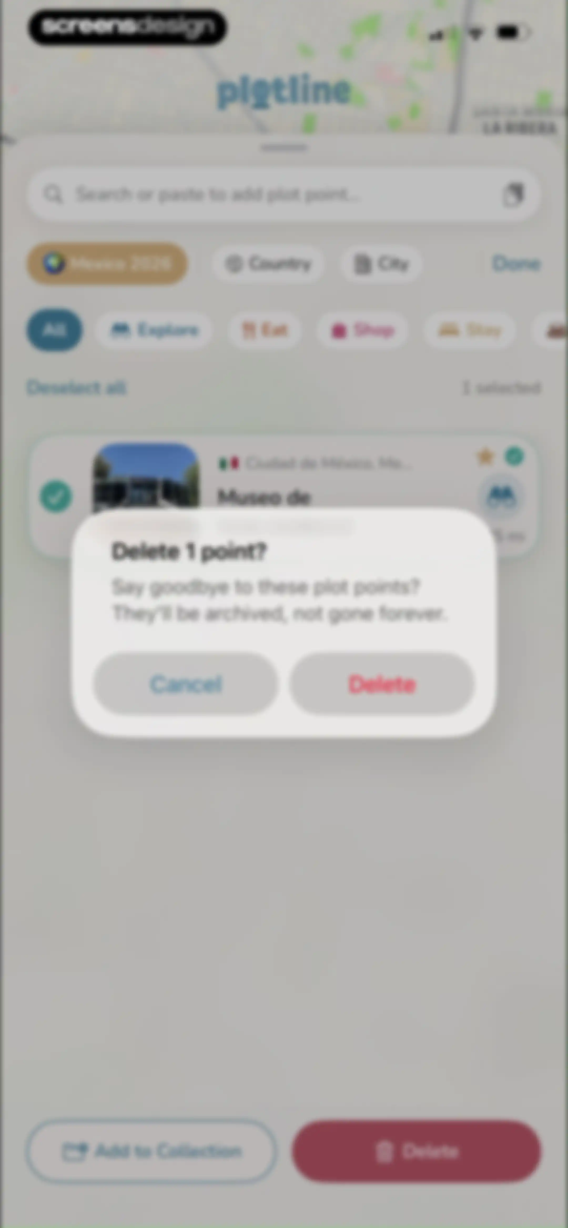 Plotline: Travel Map & Planner screen 56