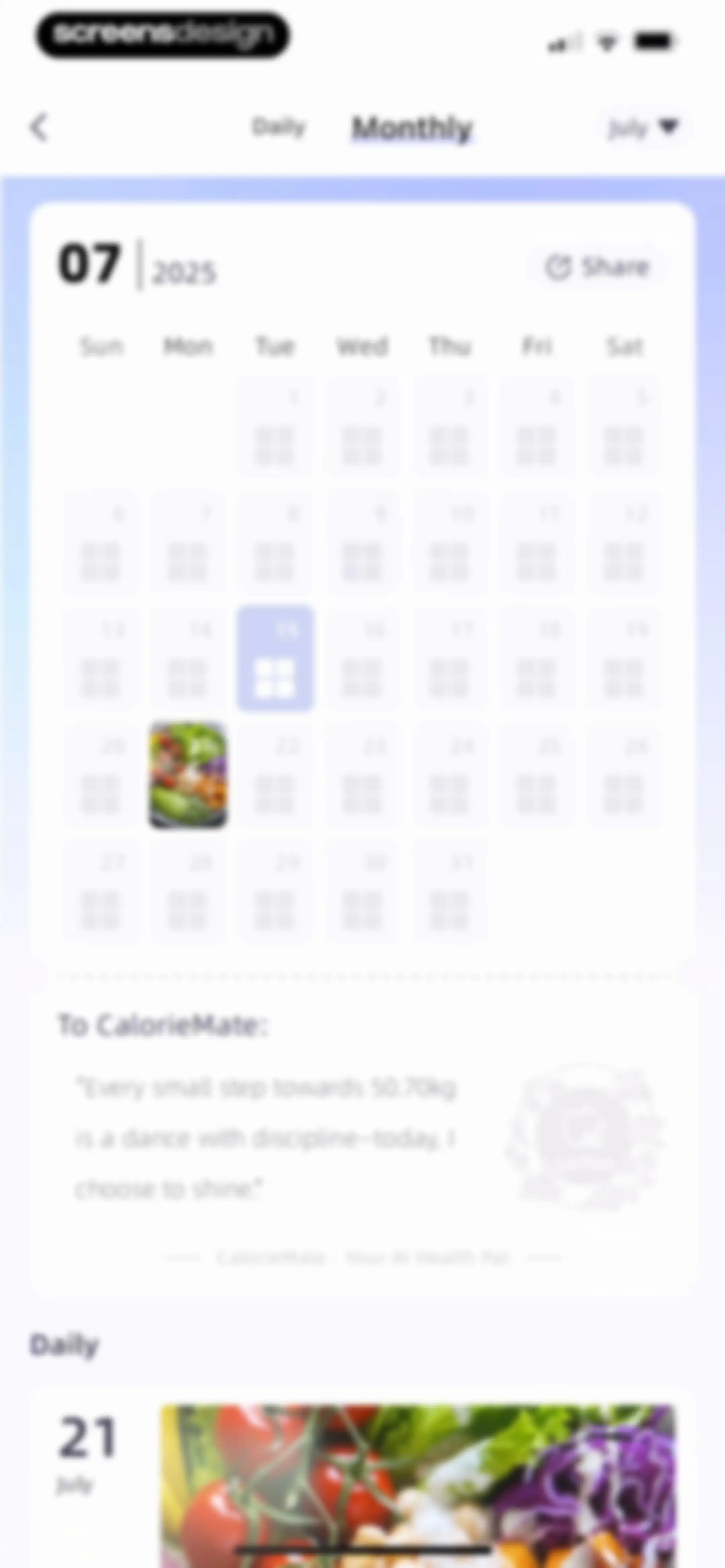 Calorie Tracker-CalorieMate screen 61
