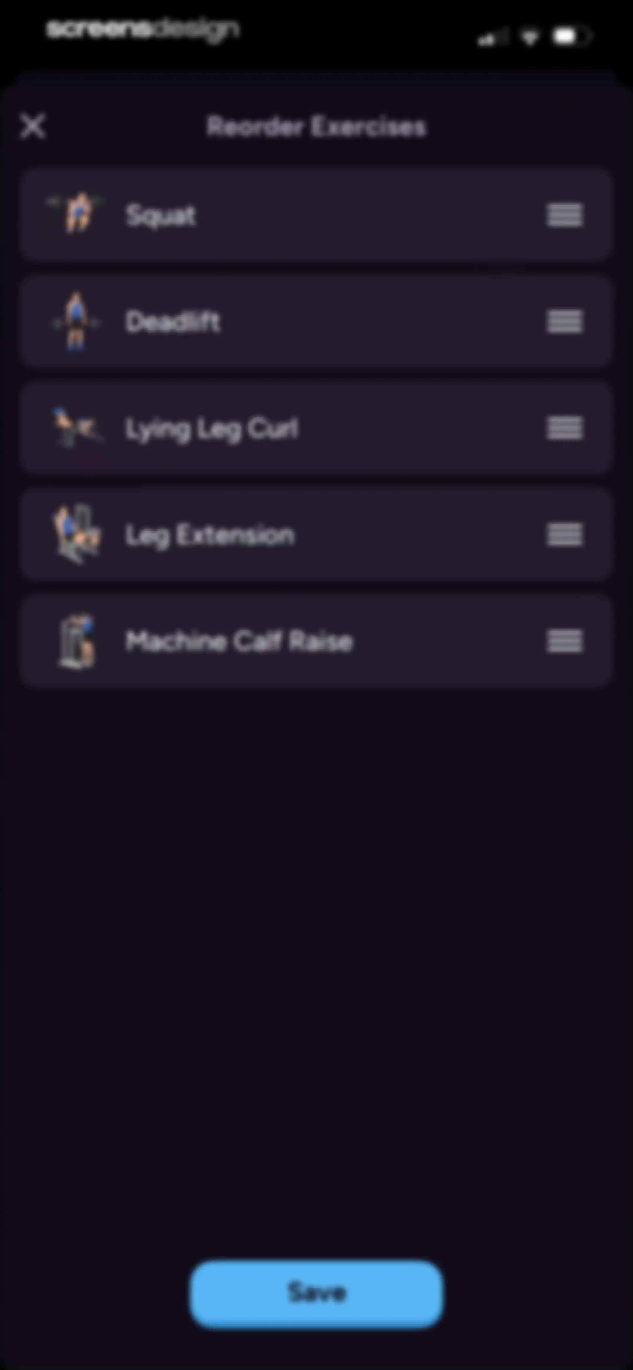 Liftoff - Ranked Gym Workouts screen 119