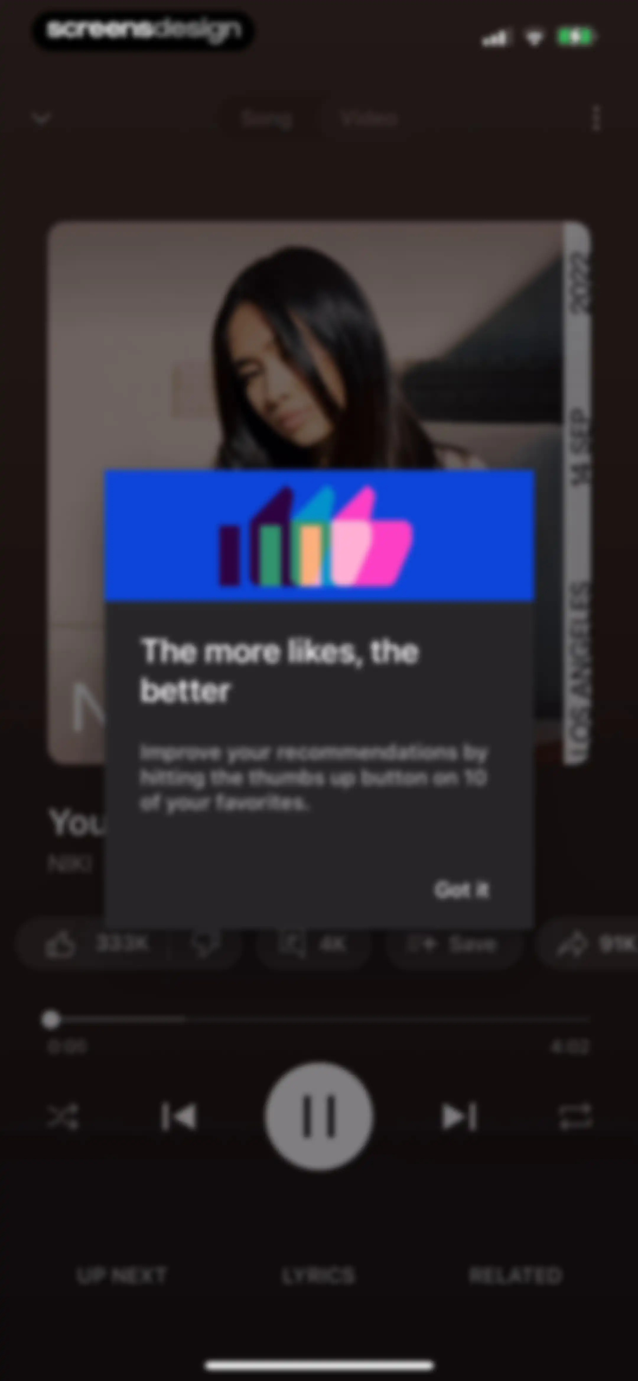 YouTube Music screen 12