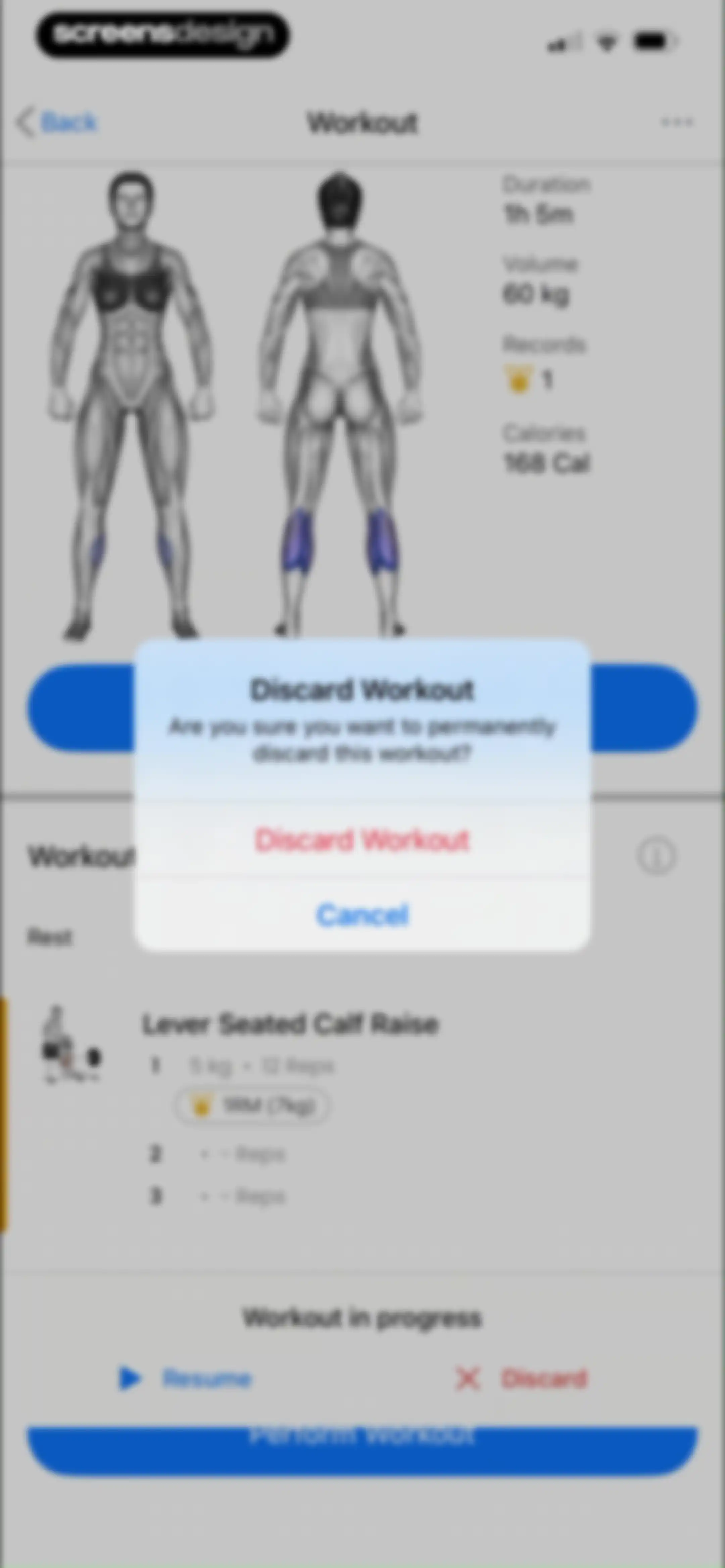 Lyfta: Gym Workout Tracker Log screen 120