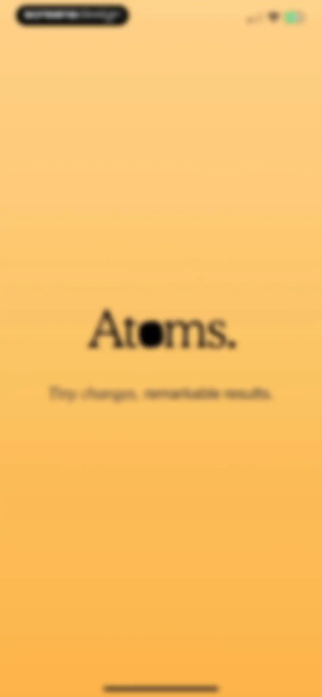 Atoms - from Atomic Habits screen 1
