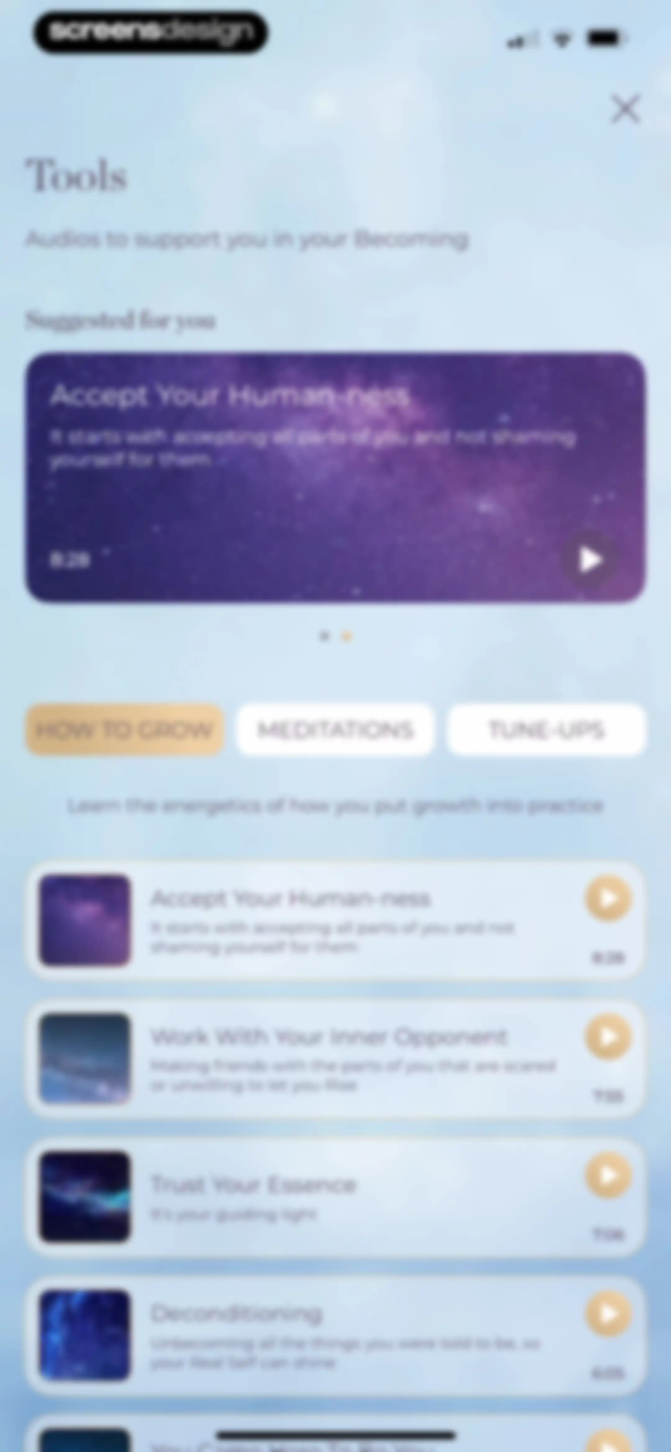 Align: The Human Design App screen 29