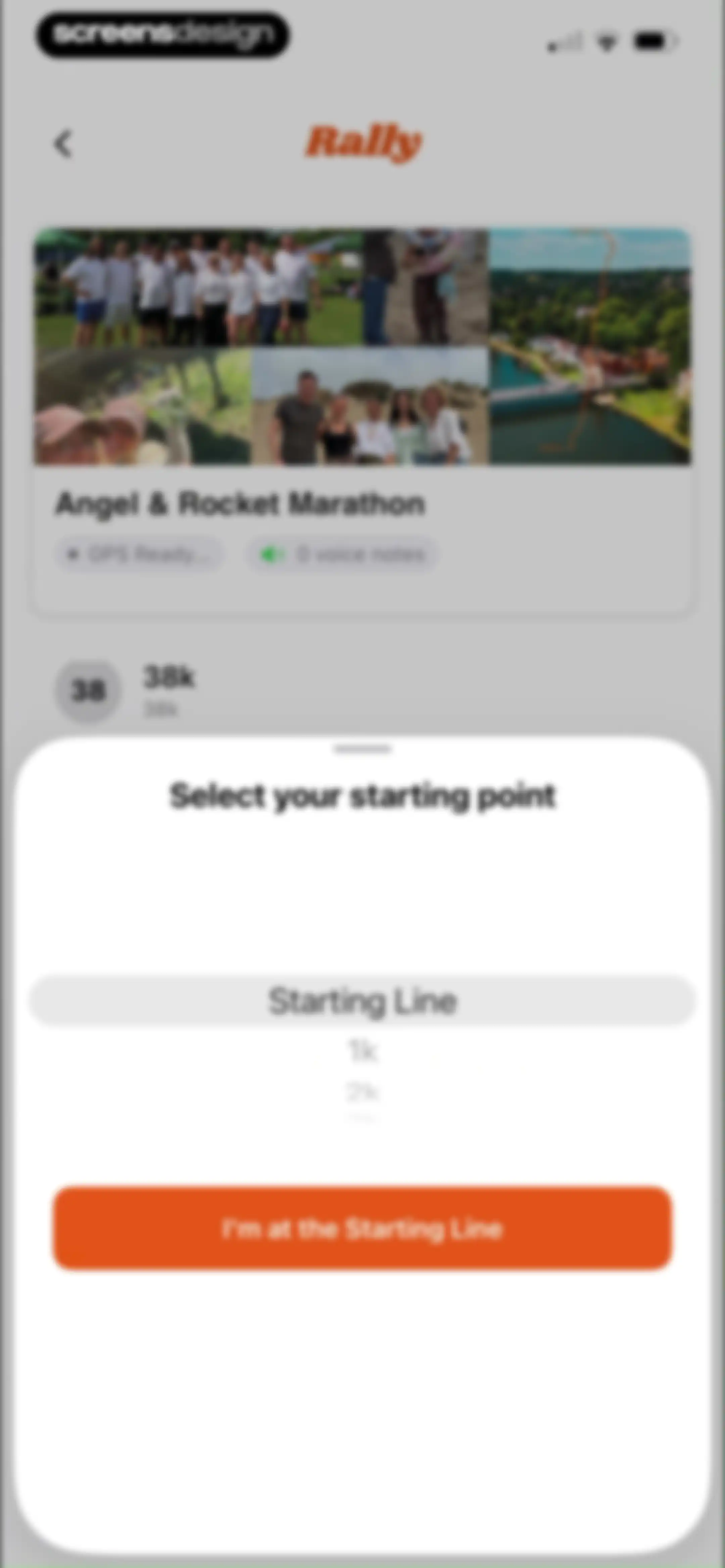 Rally: Voice Notes on Race Day screen 32