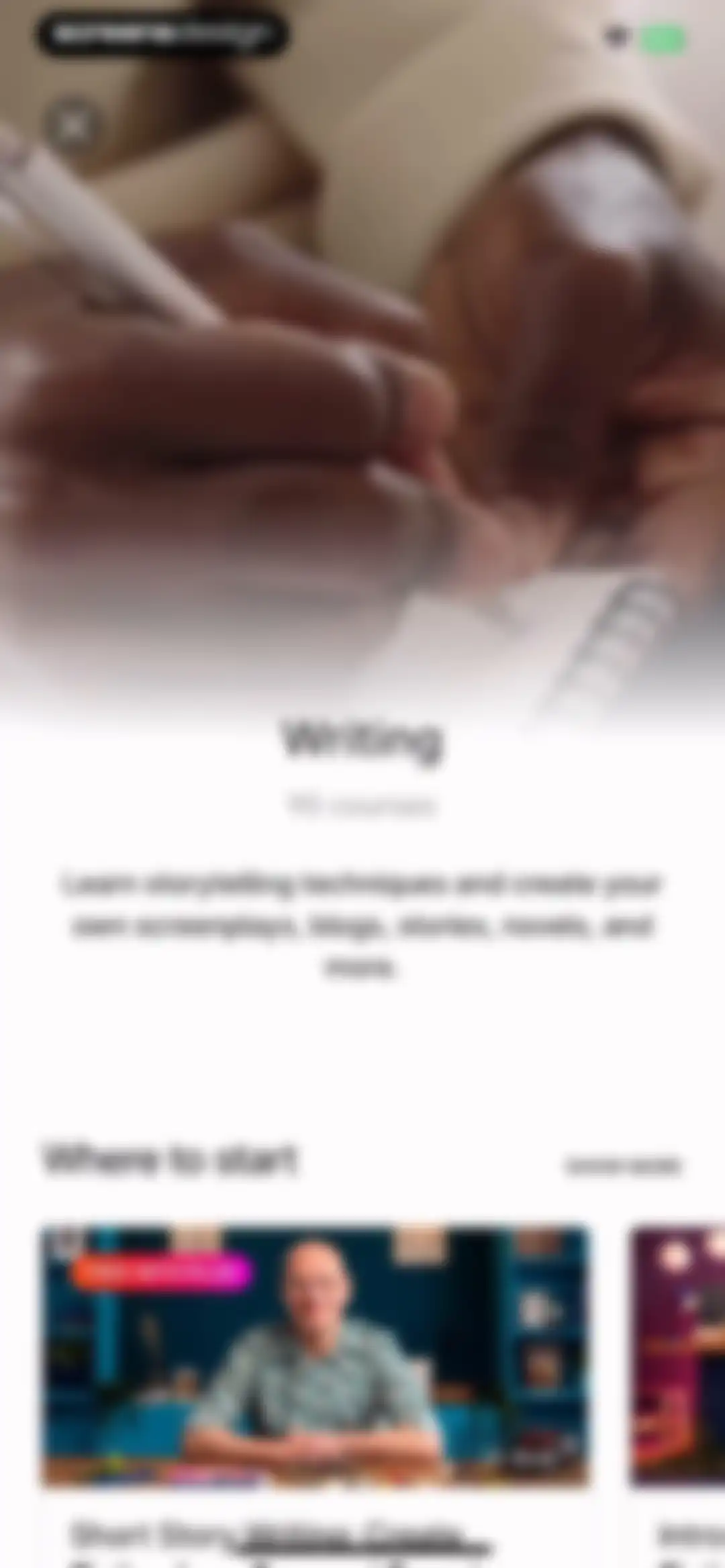 Domestika - Online courses screen 26