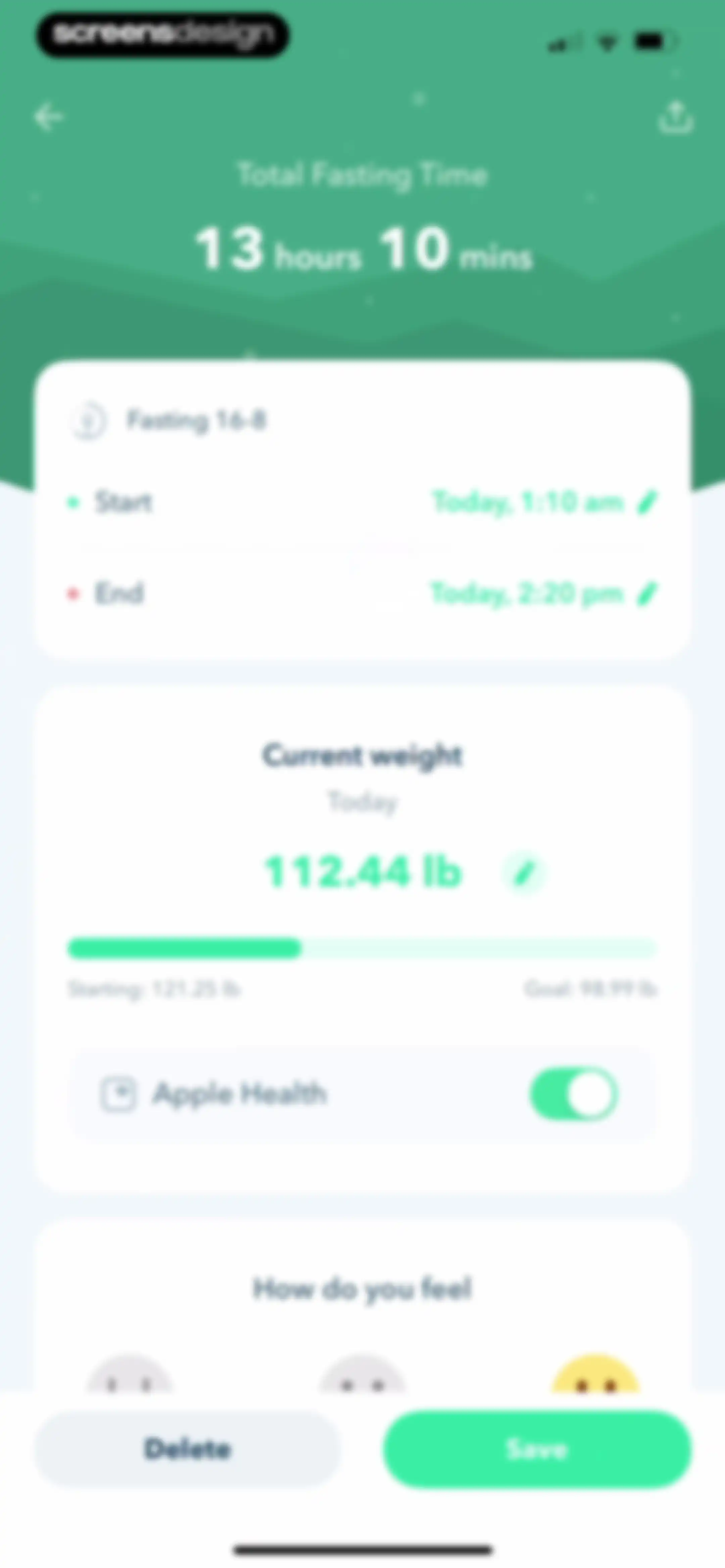 Intermittent Fasting Tracker - screen 333