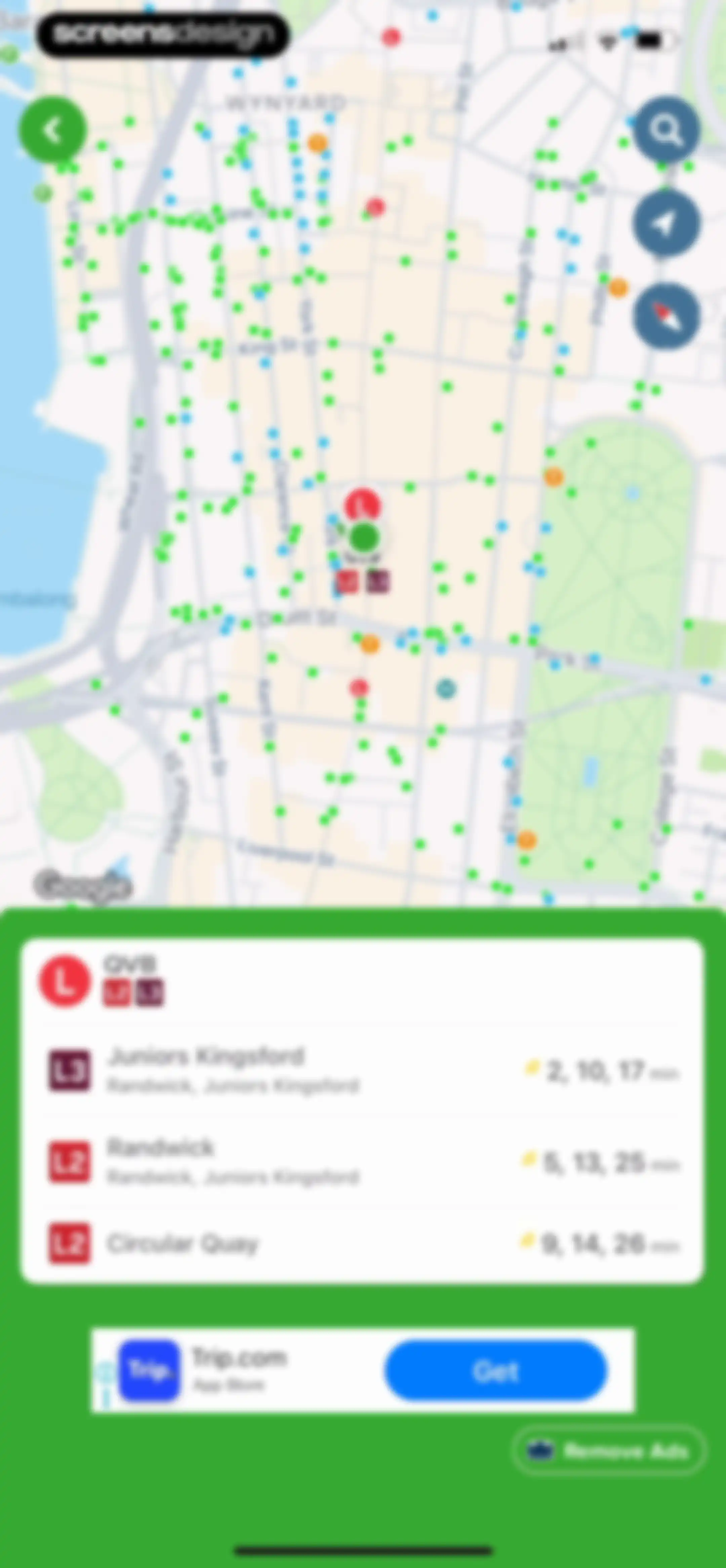 Citymapper: All Live Transit screen 142
