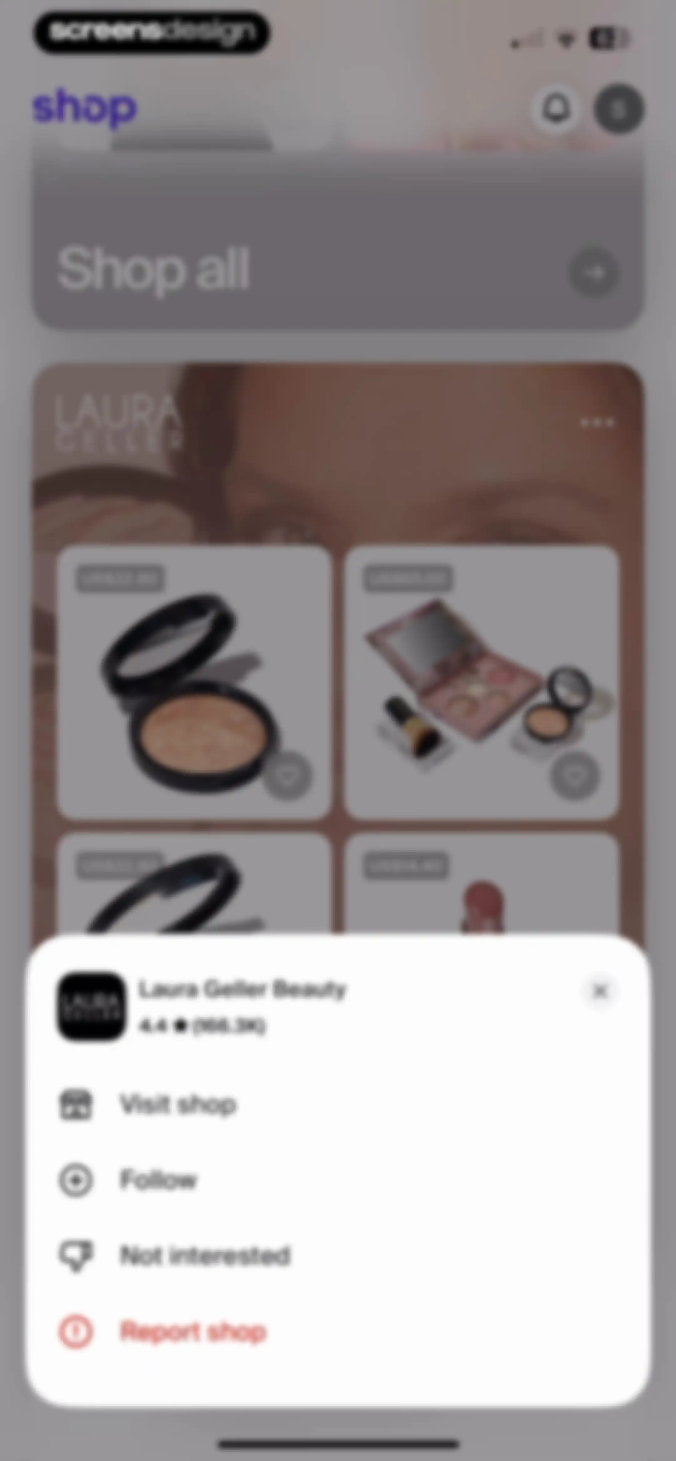 Shop: All your favorite brands screen 90