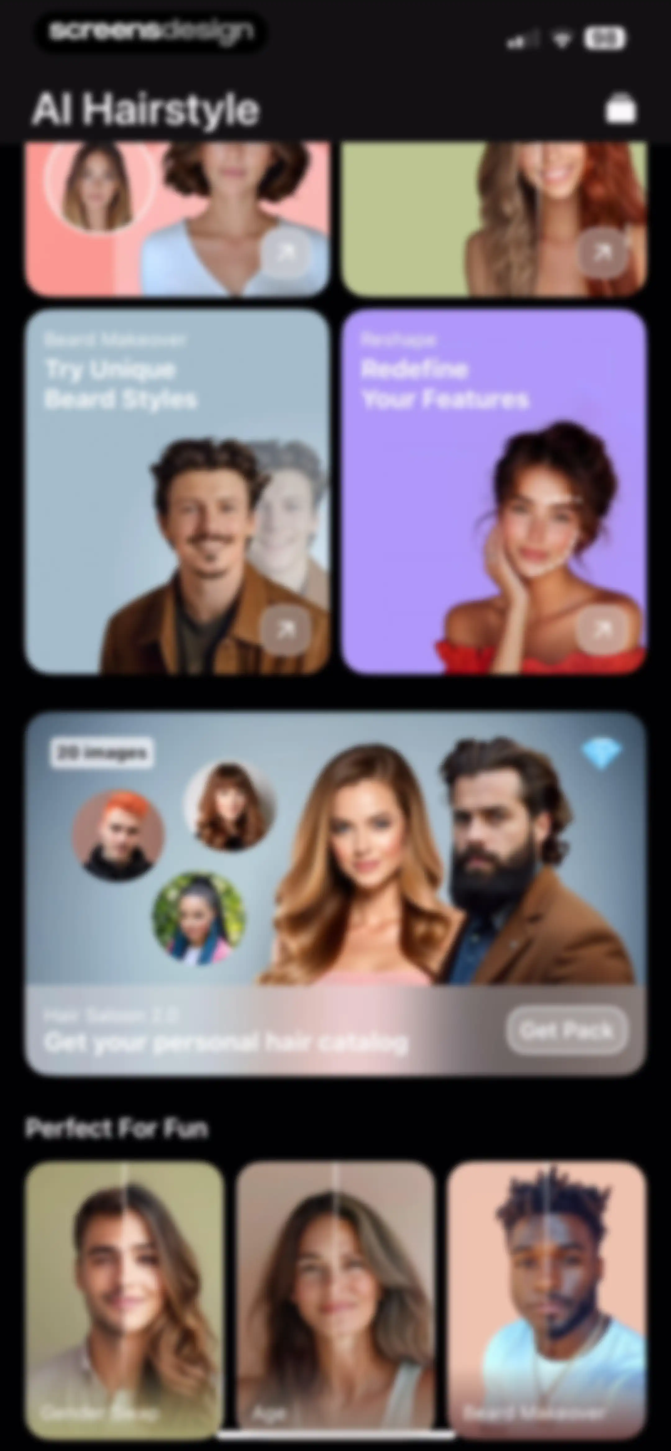 Hair AI: Hairstyle Filter, Cut screen 42