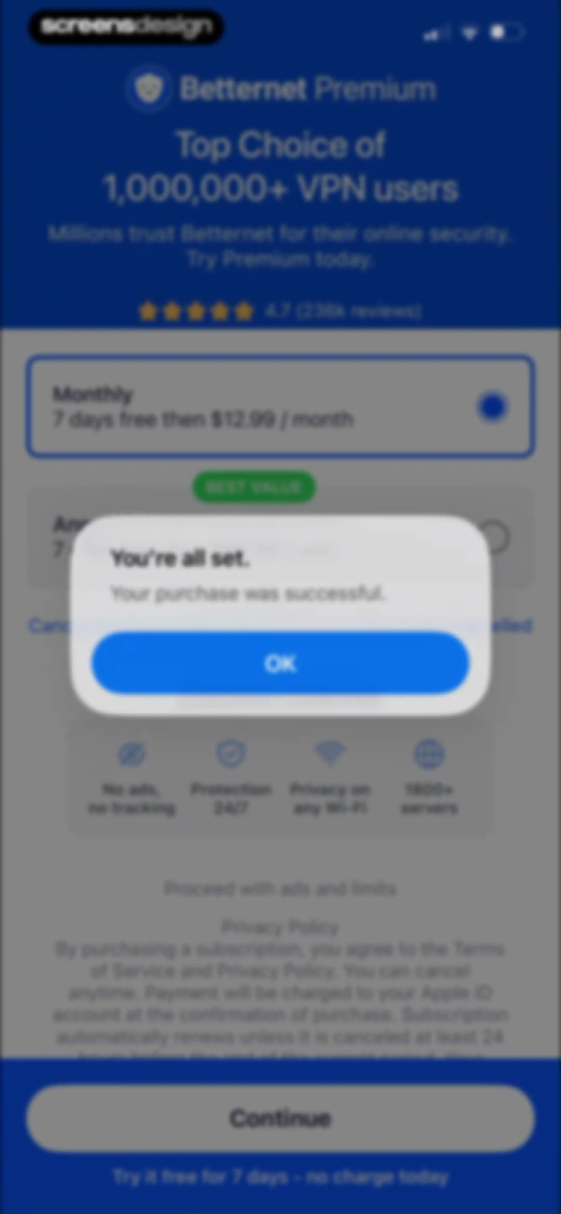 Betternet: Fast Secure VPN screen 6