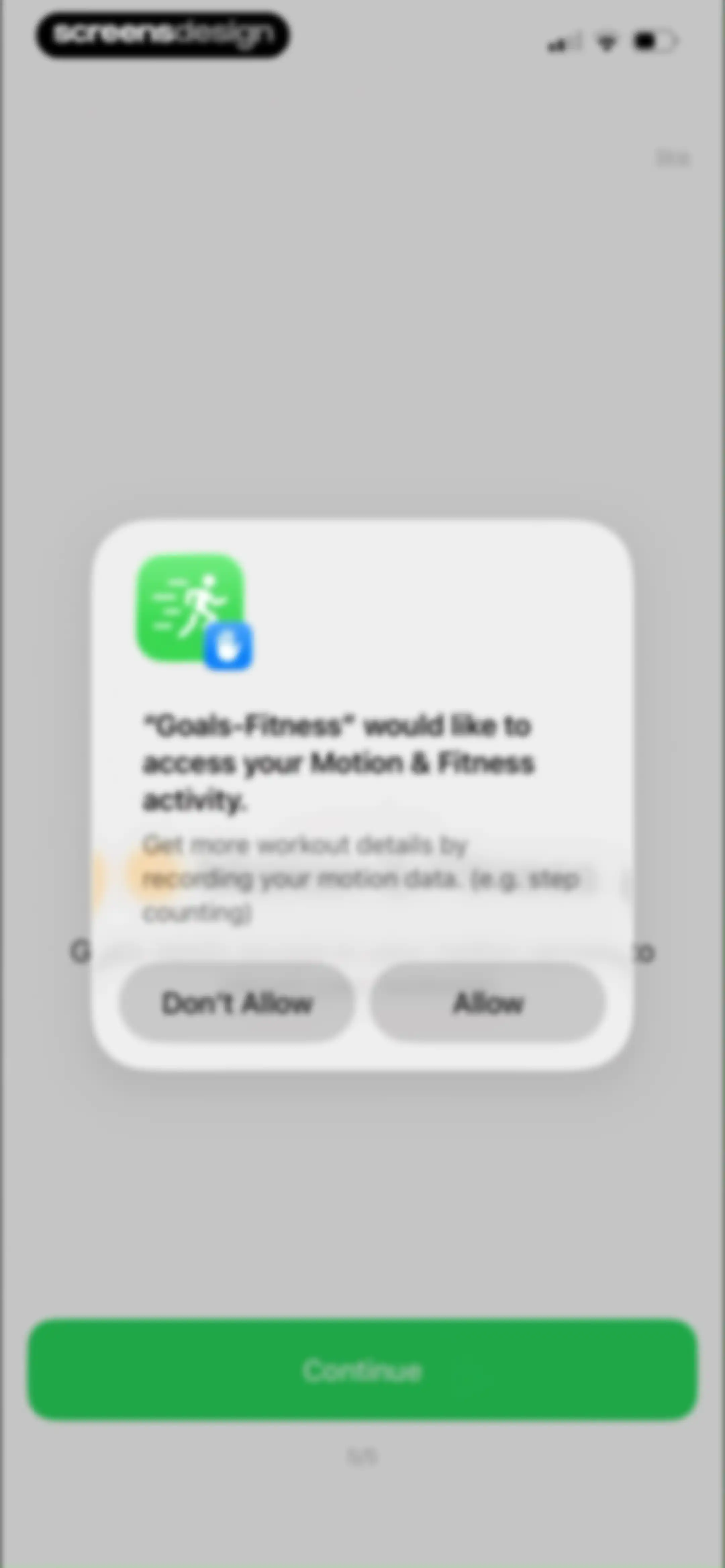 Running Walking Tracker Goals screen 13
