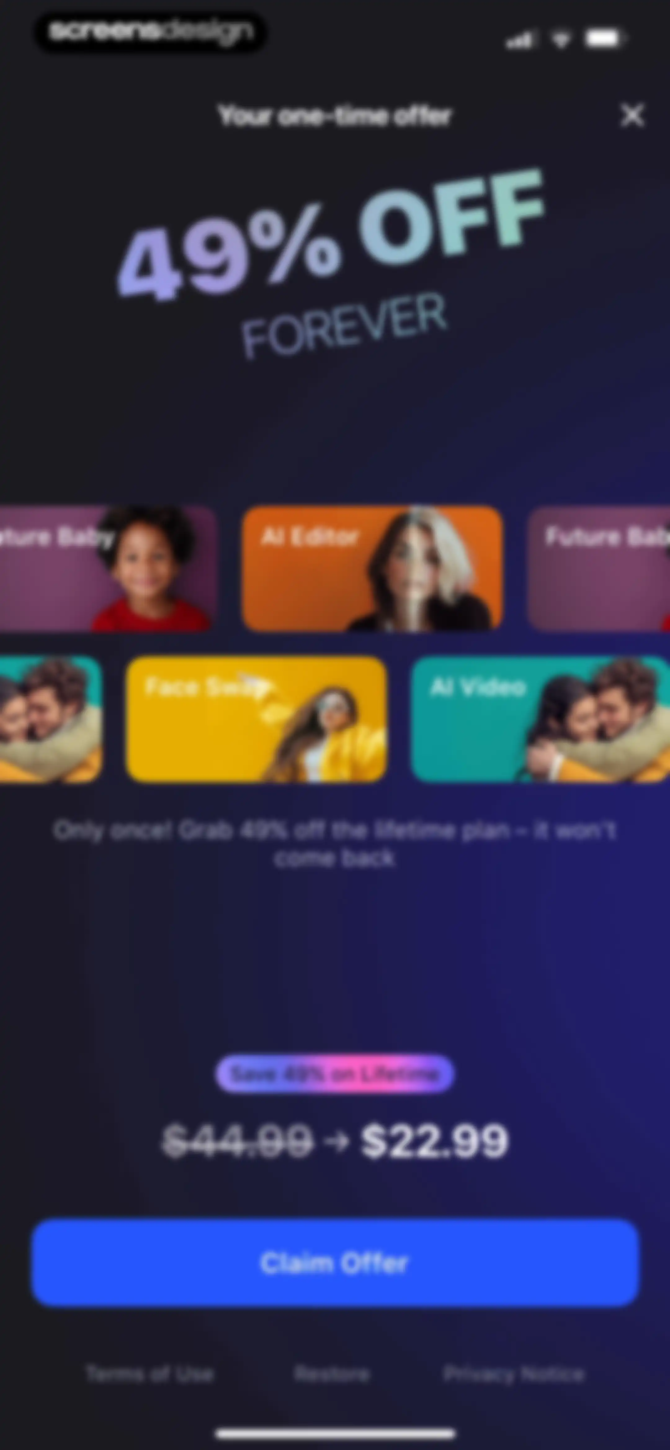 Reface: Face Edit AI Photo App screen 24