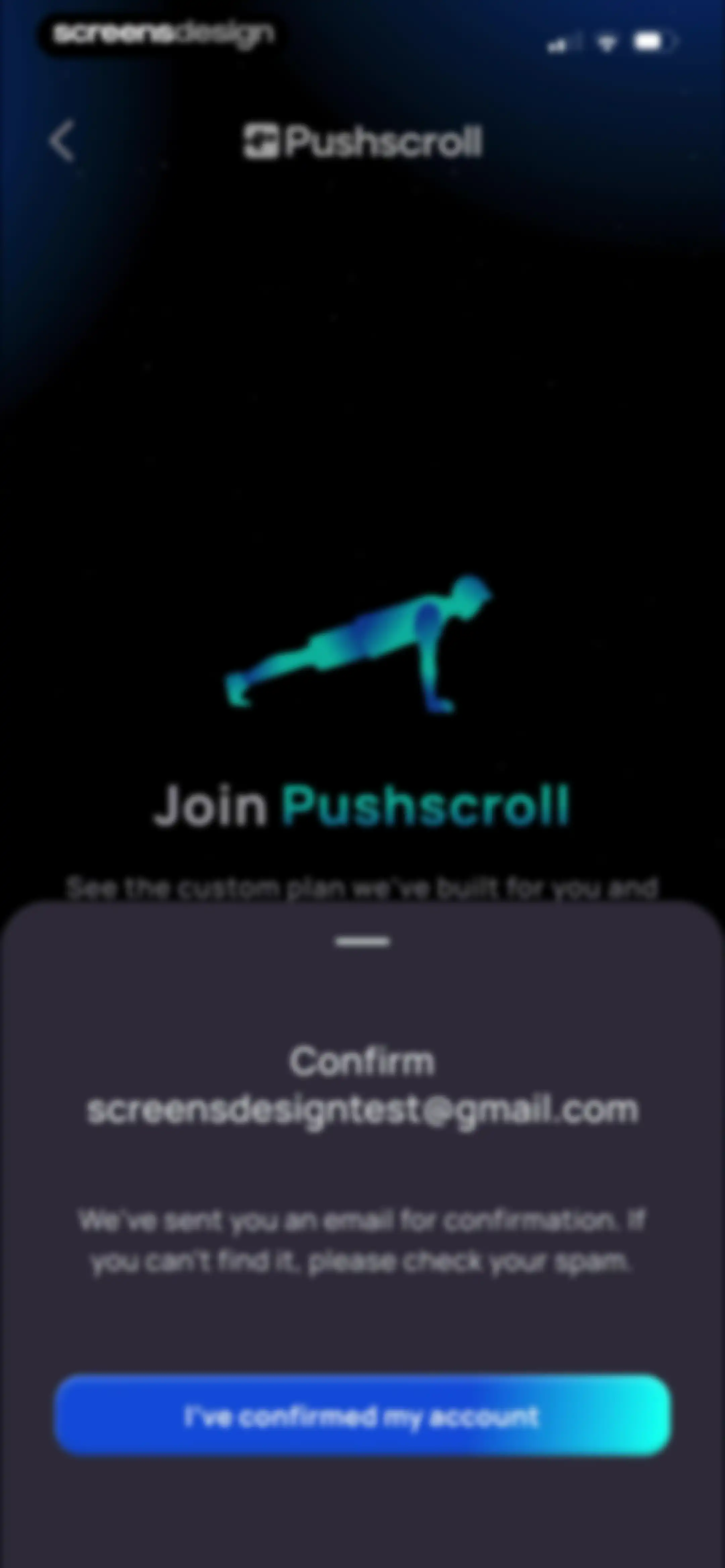 Pushscroll: Exercise To Scroll screen 45