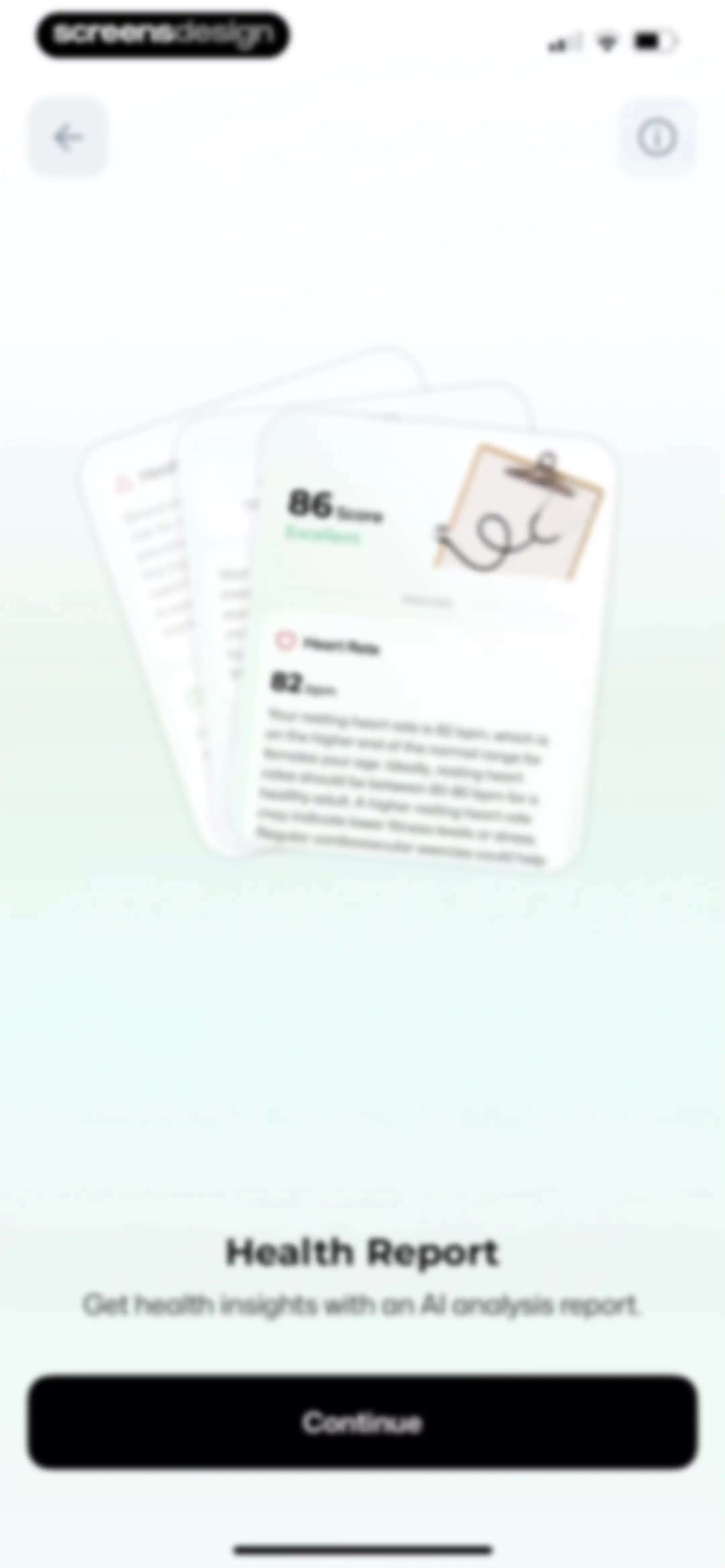 Wellance – AI Health & Balance screen 91