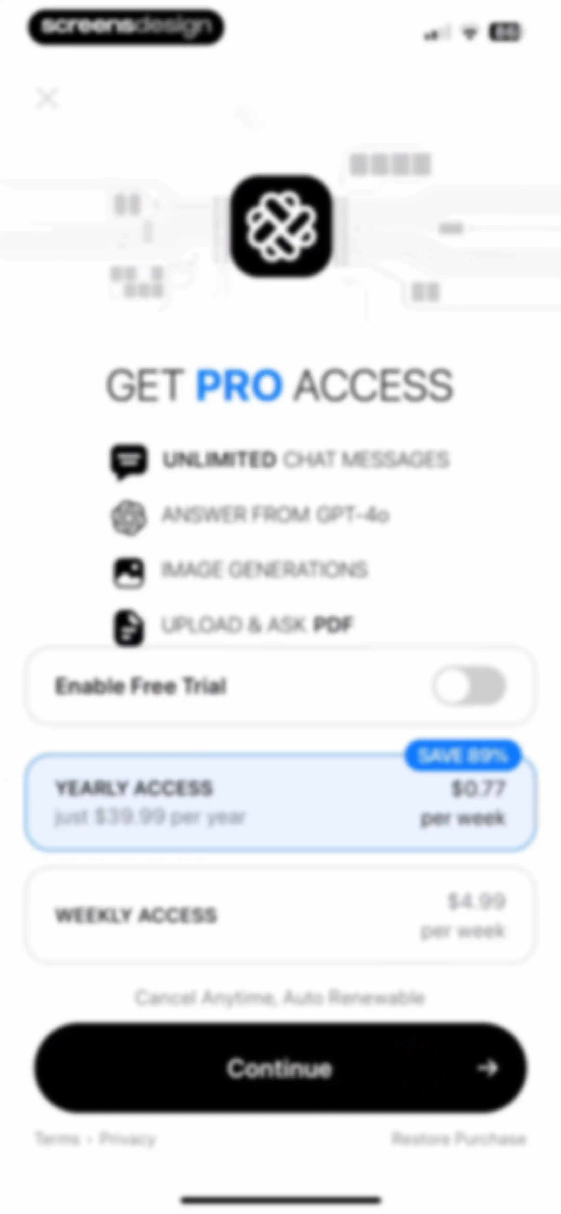 Chatbot App: AI Assistant screen 8