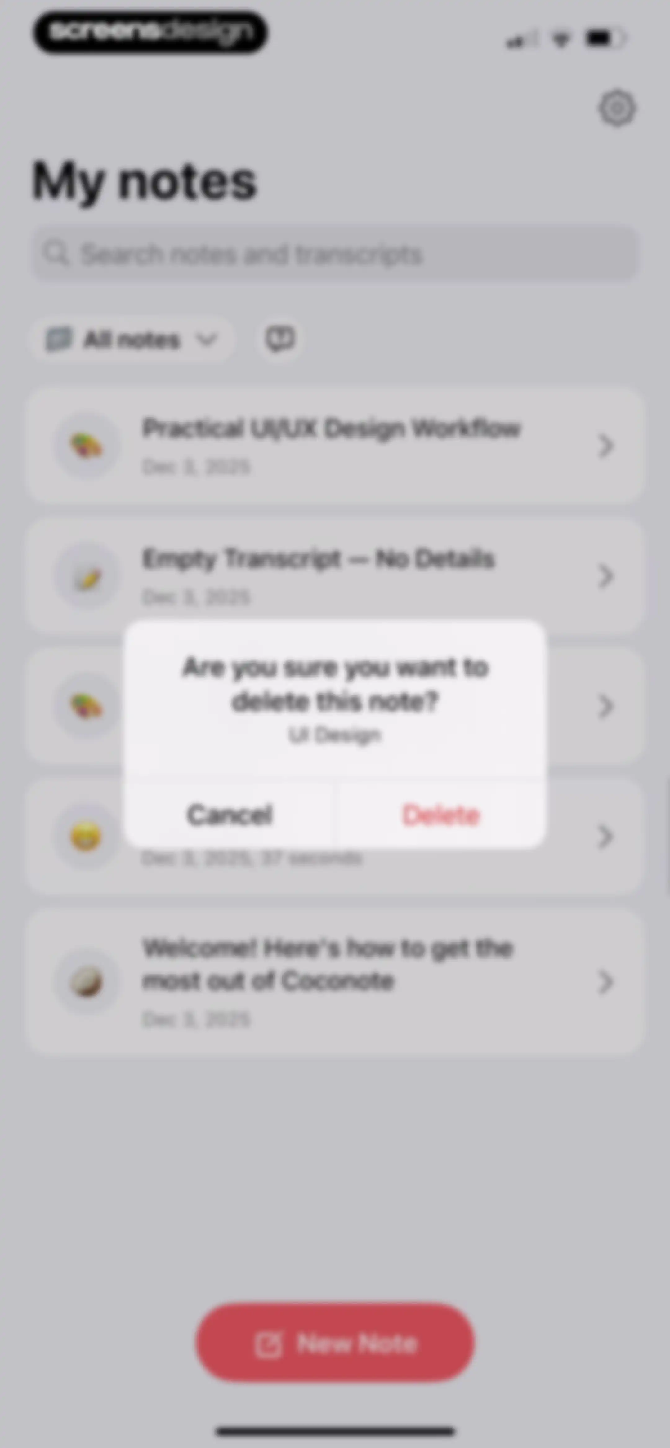 Coconote - AI Note Taker screen 125
