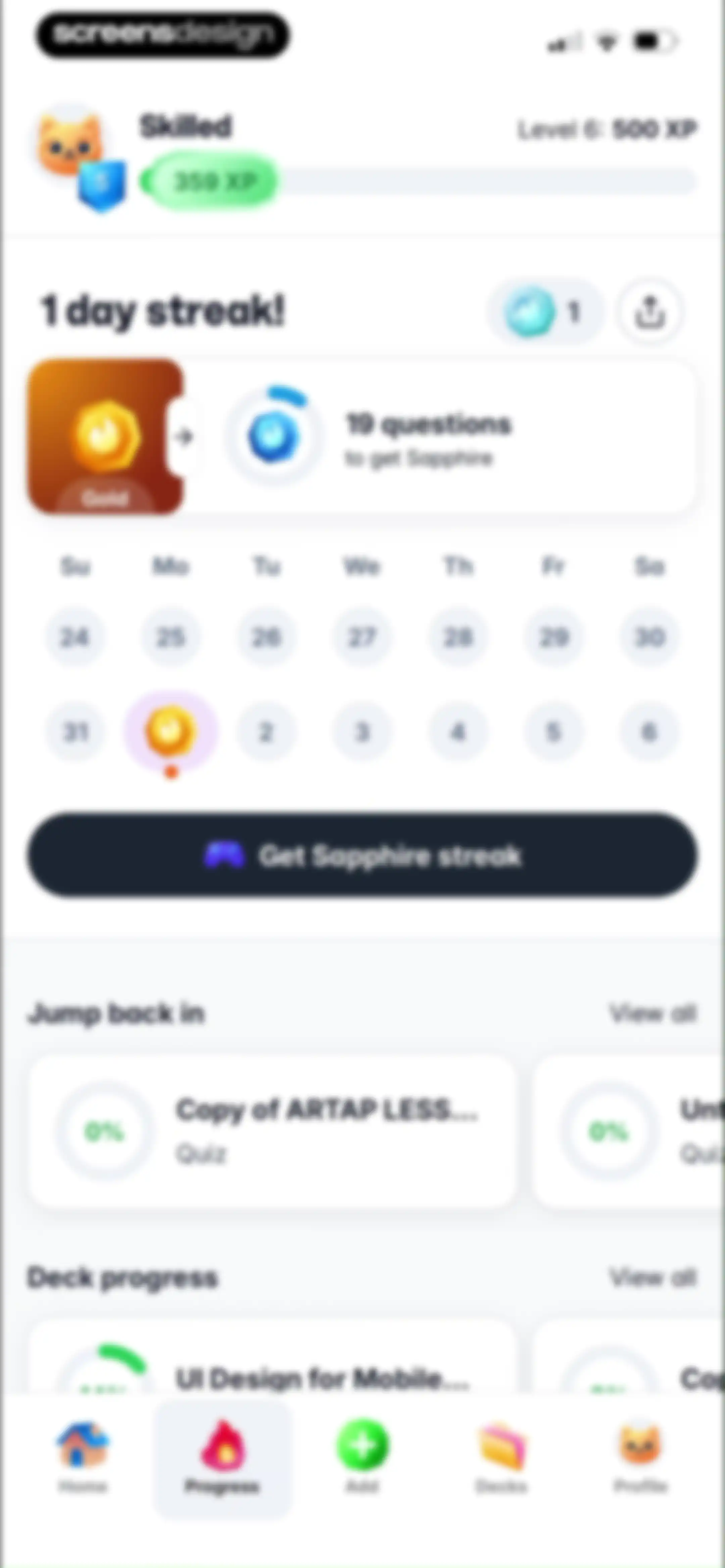 Gizmo: AI Tutor screen 137