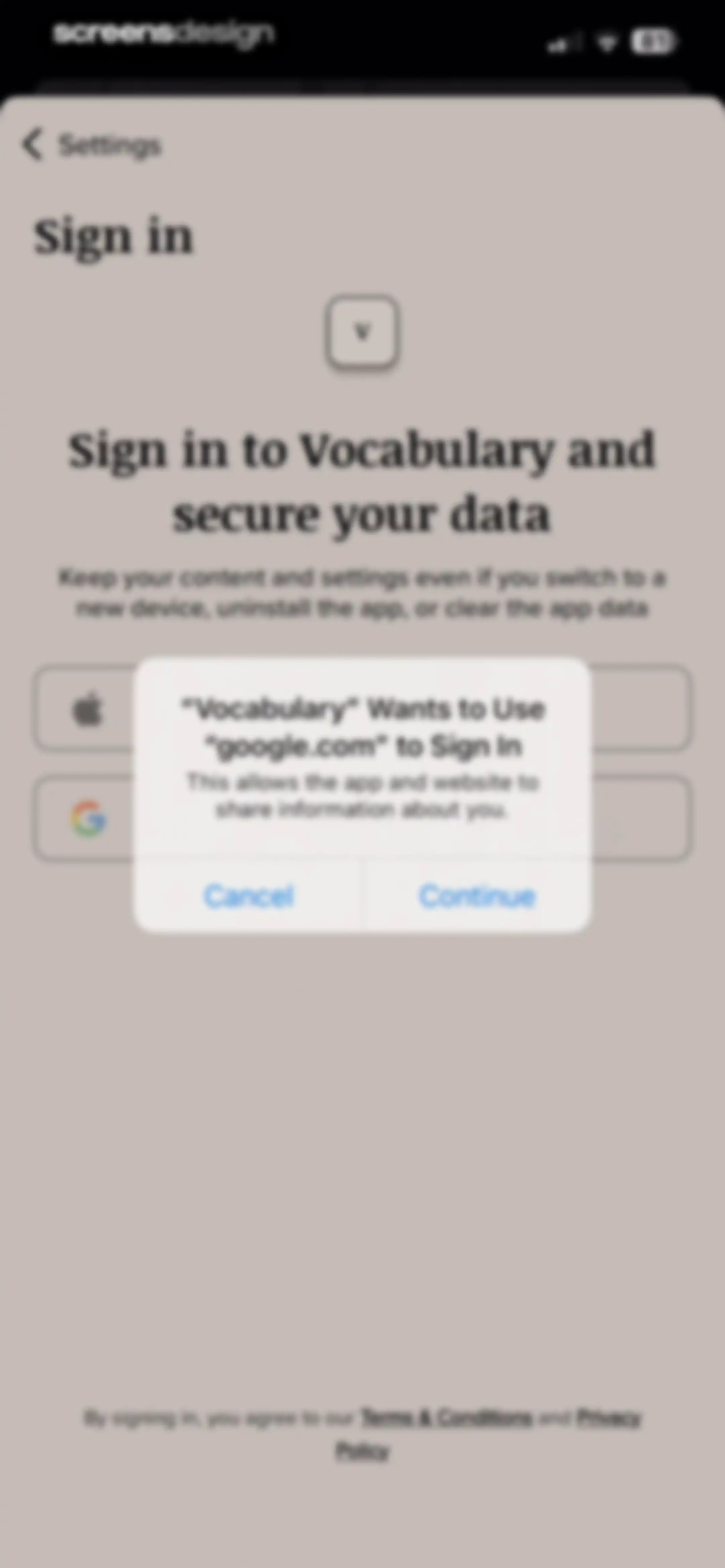 Vocabulary - Learn words daily screen 69