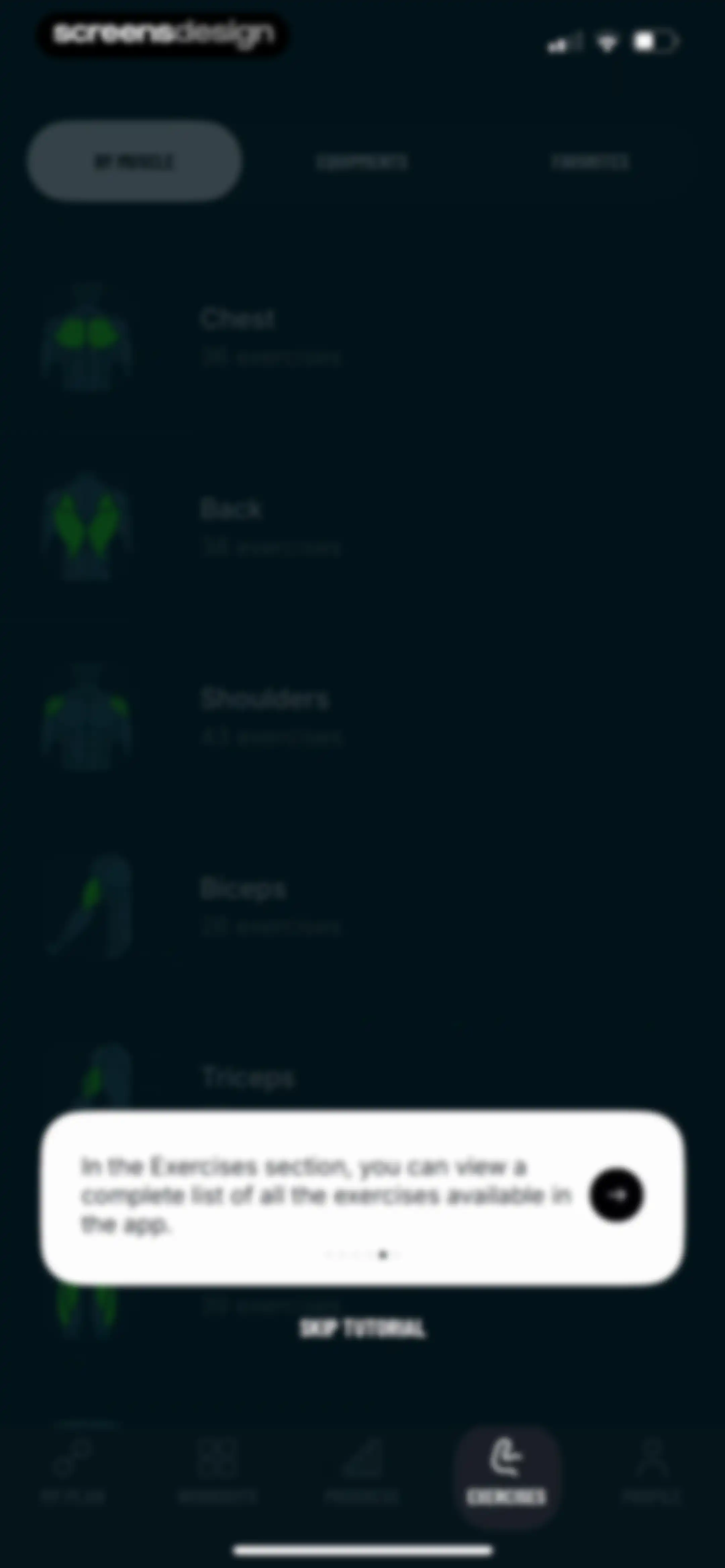 Befit: Gym & Home Workout Plan screen 36