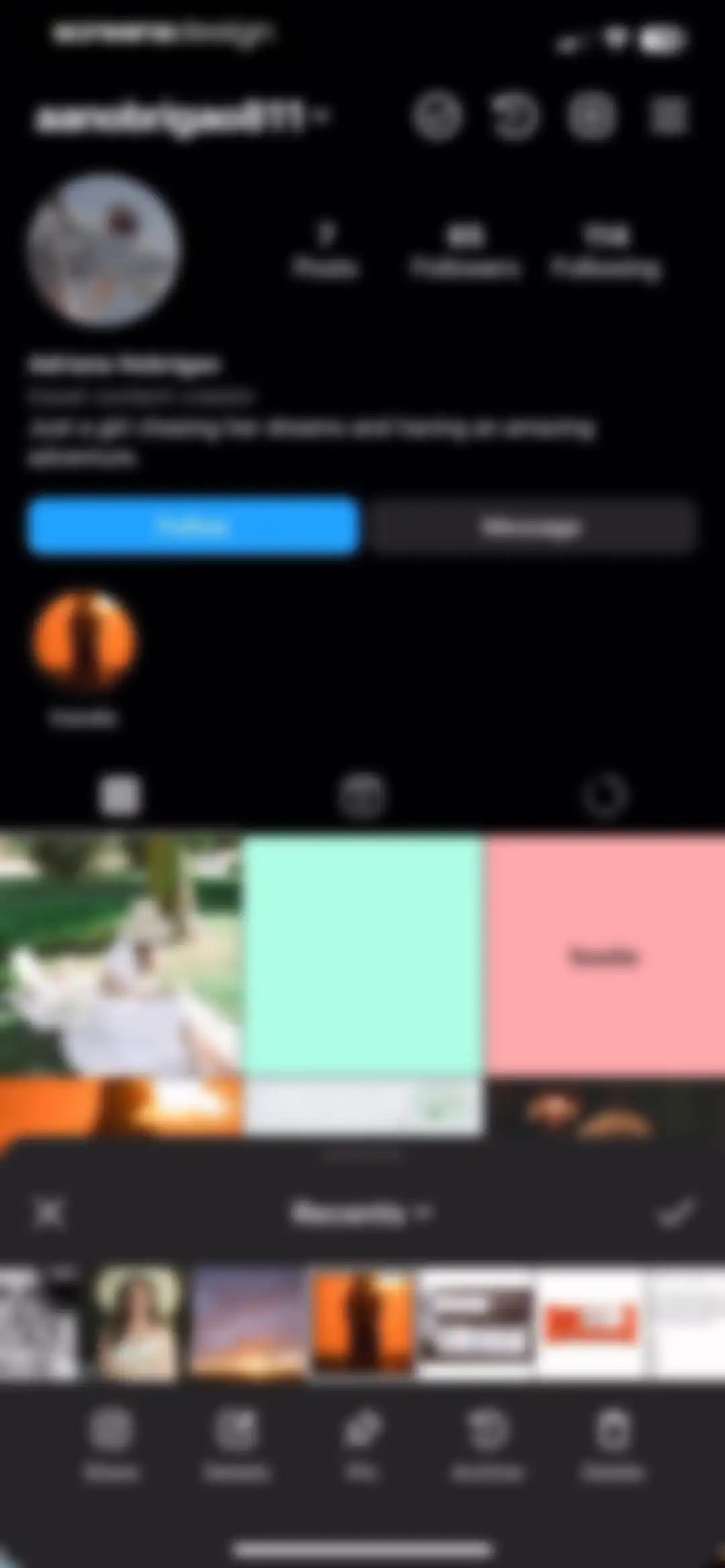 My Feed・Grid Preview & Planner screen 34