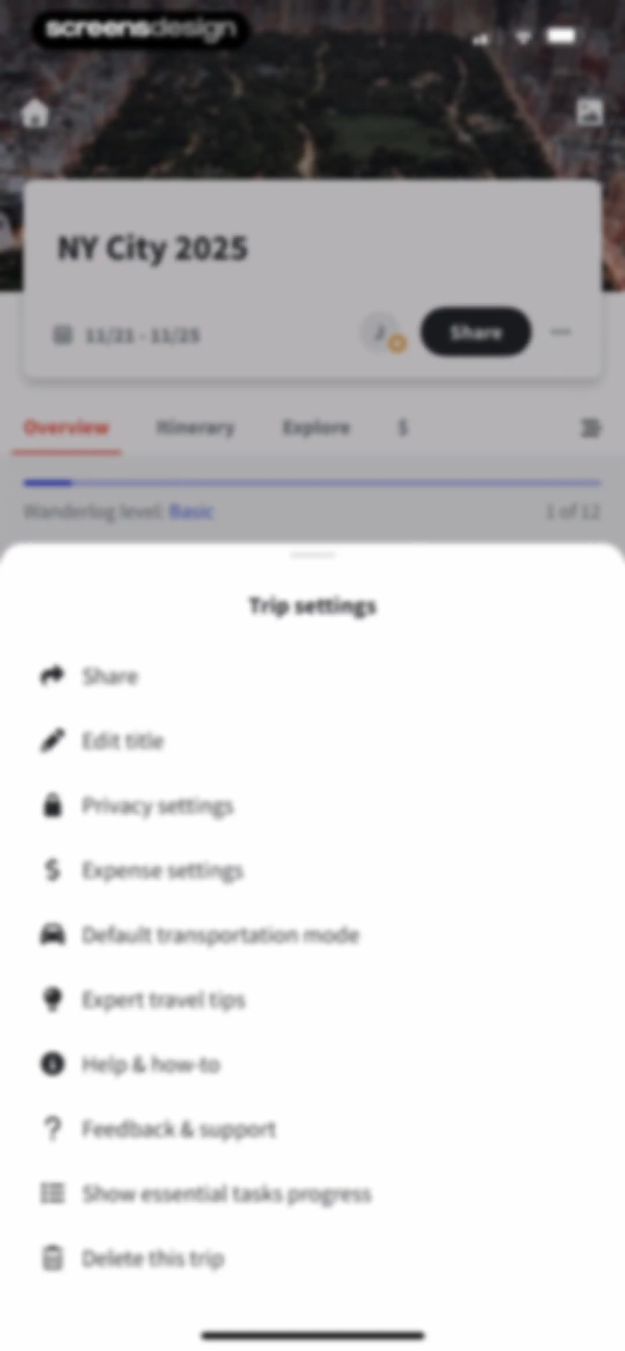 Wanderlog - Travel Planner screen 74