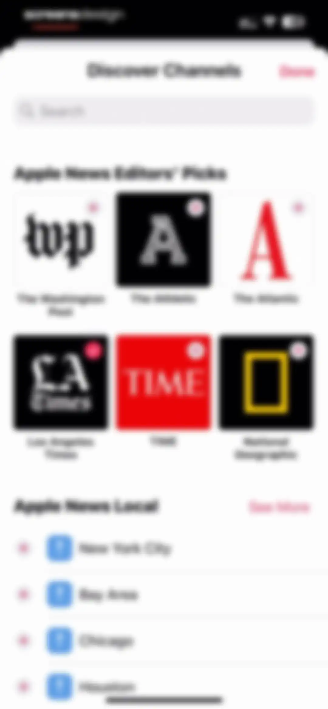 Apple News screen 156