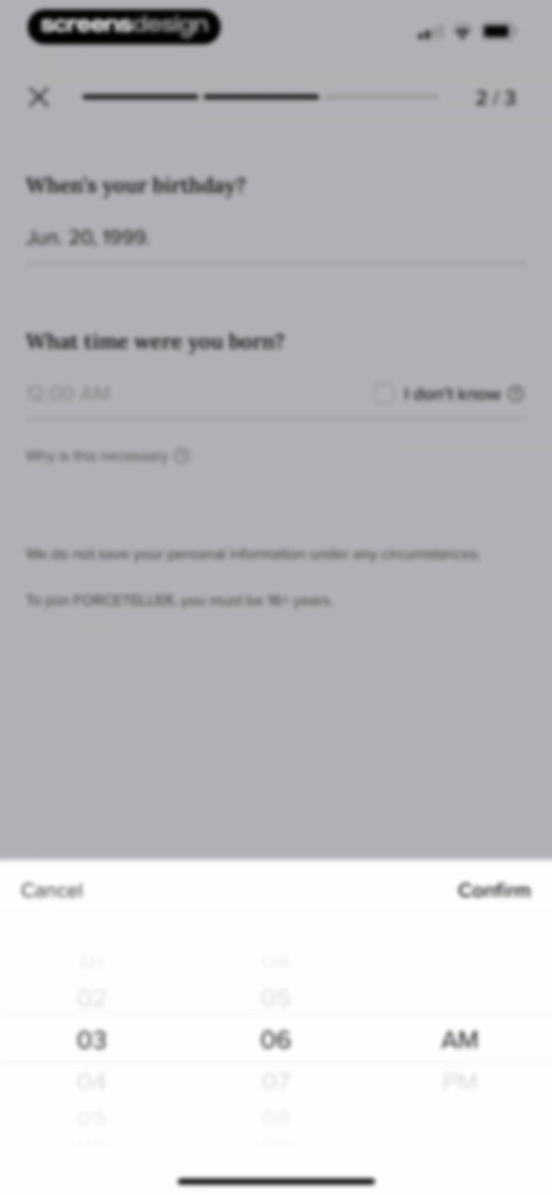 FORCETELLER: Daily Horoscope screen 14