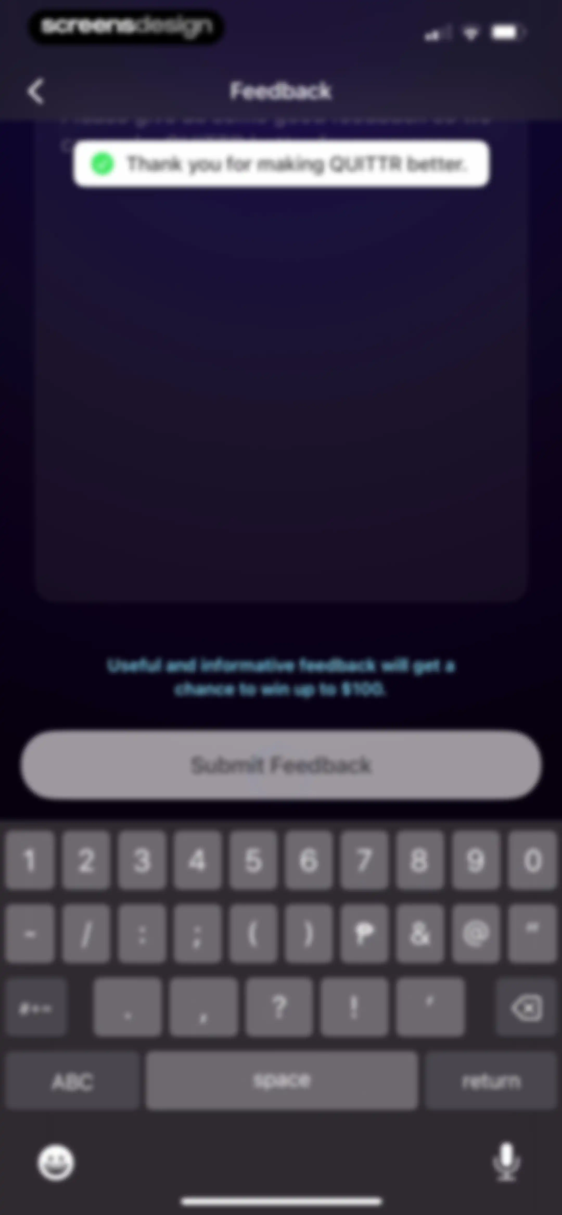 QUITTR - Break Free Now screen 188