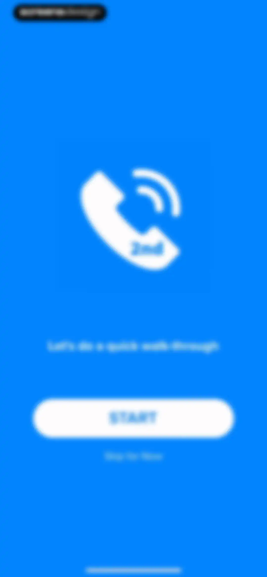 Second Phone Number' screen 5