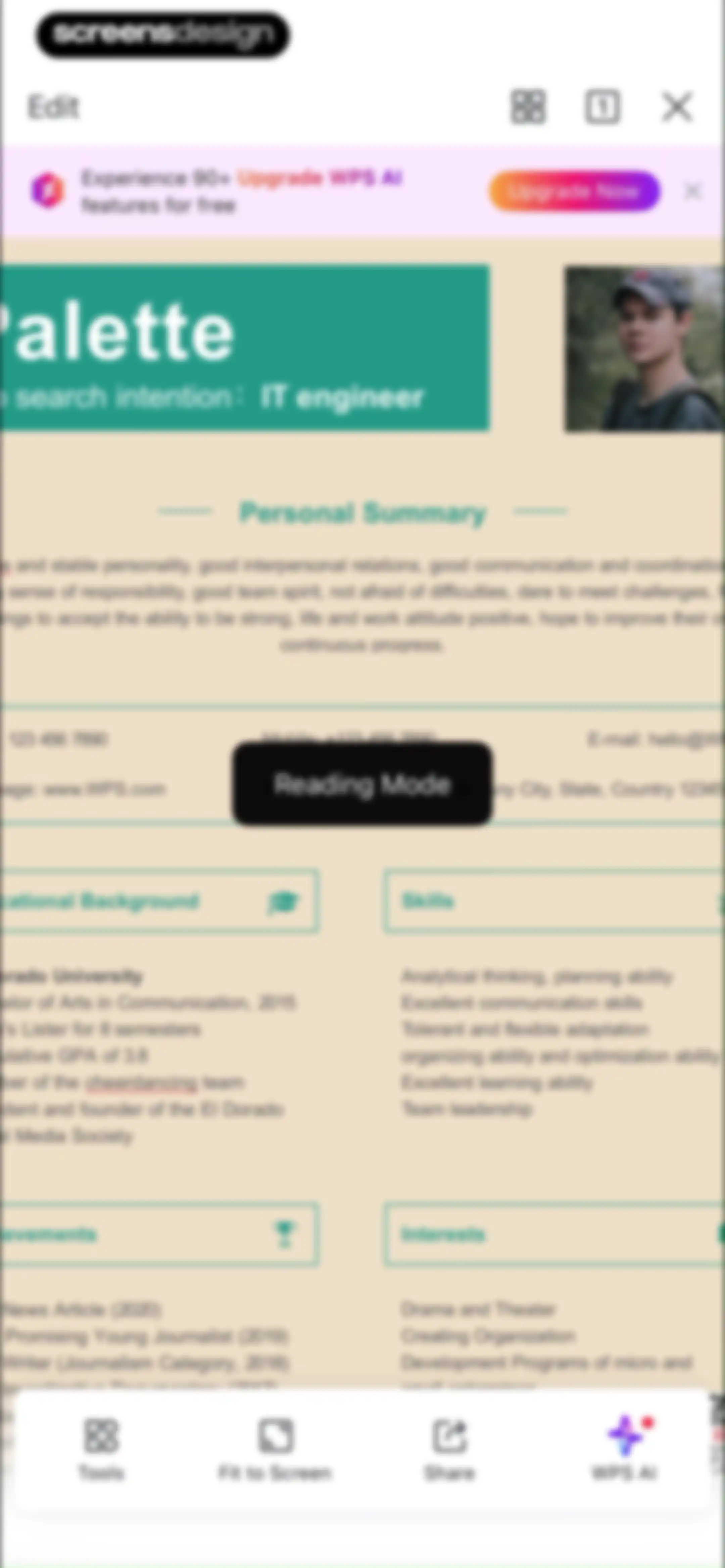 WPS Office-AI Doc, PDF, Sheet screen 48