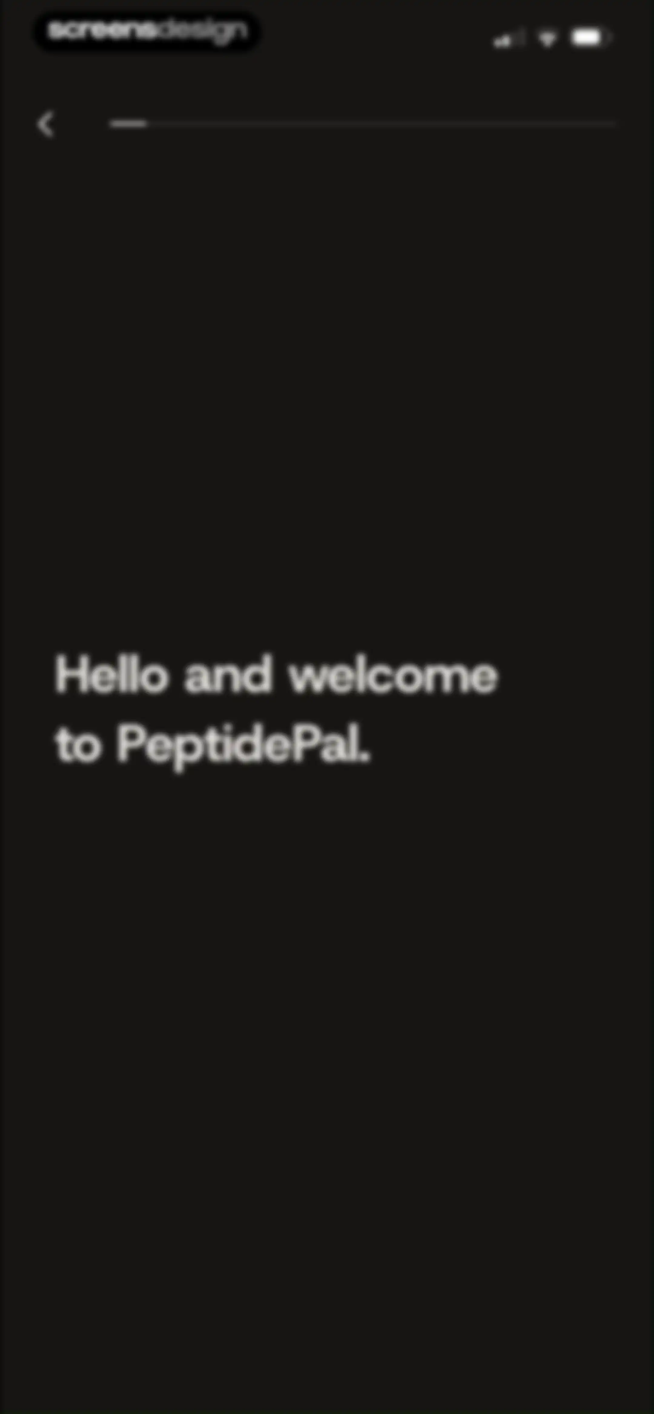 PeptidePal – Peptide Tracker screen 3