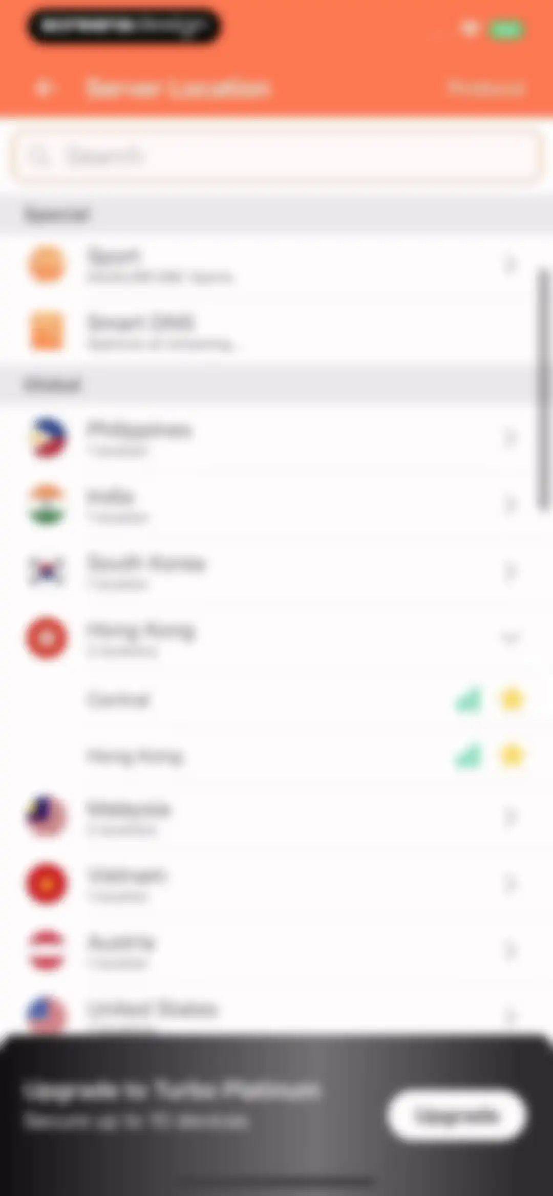 Turbo VPN Private Browser screen 12