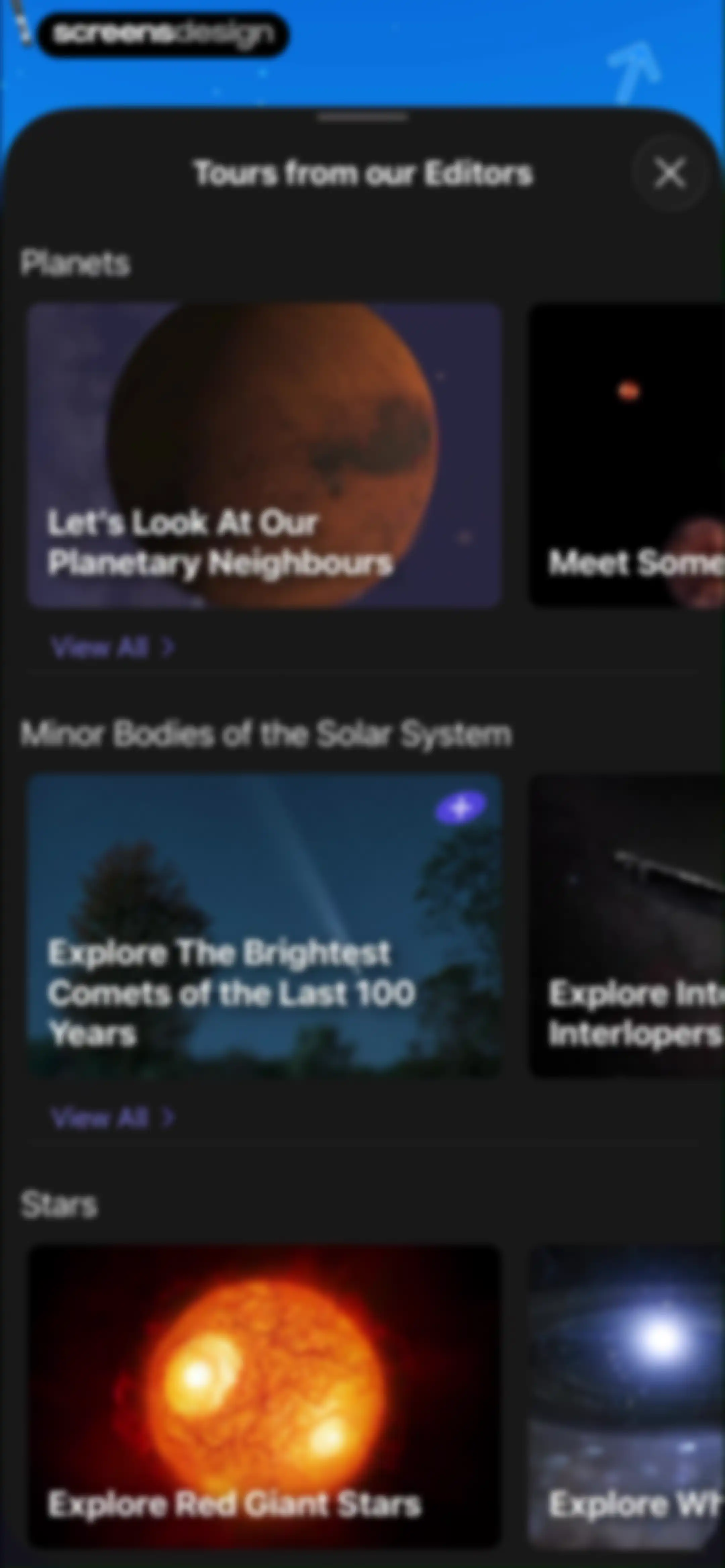 Night Sky screen 85