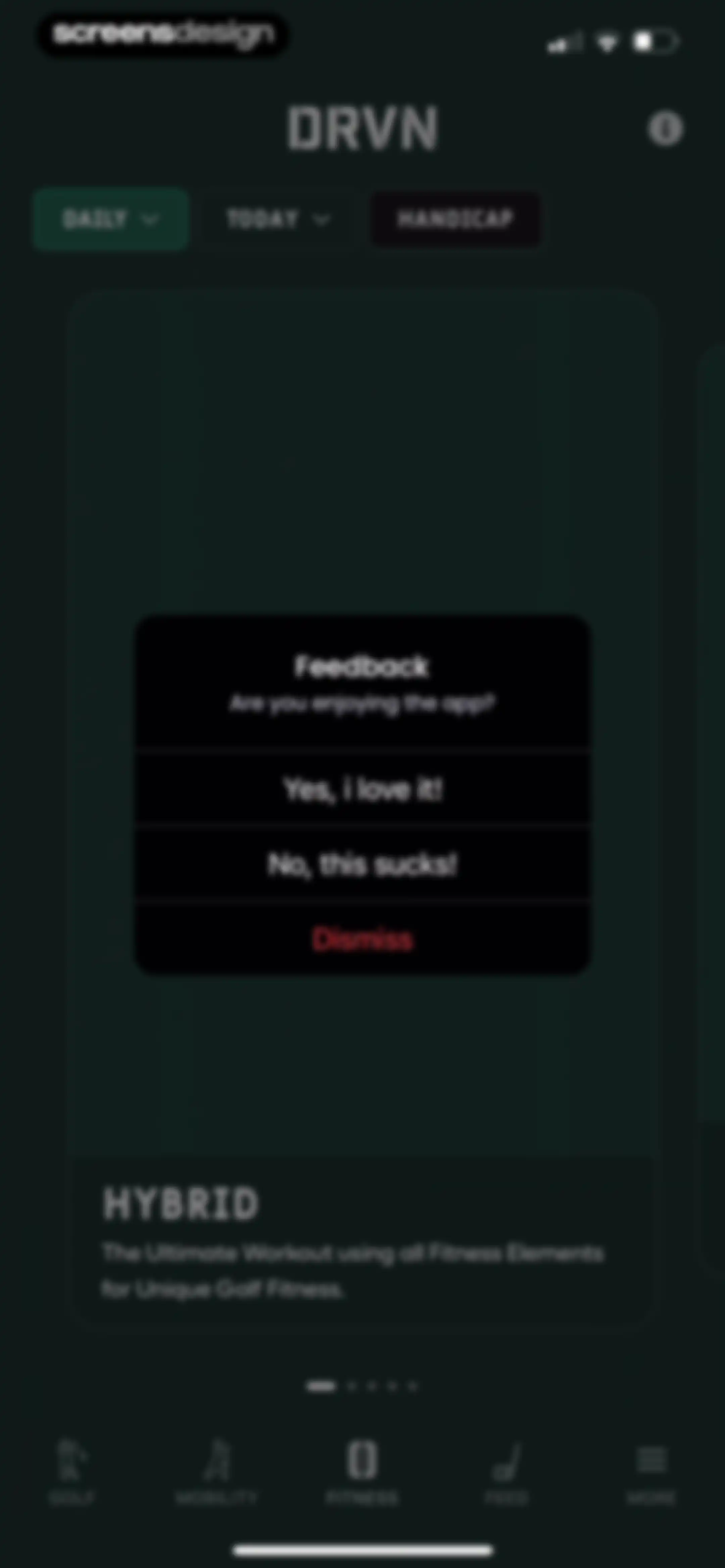 DRVN - Golf & Gym Workouts screen 114