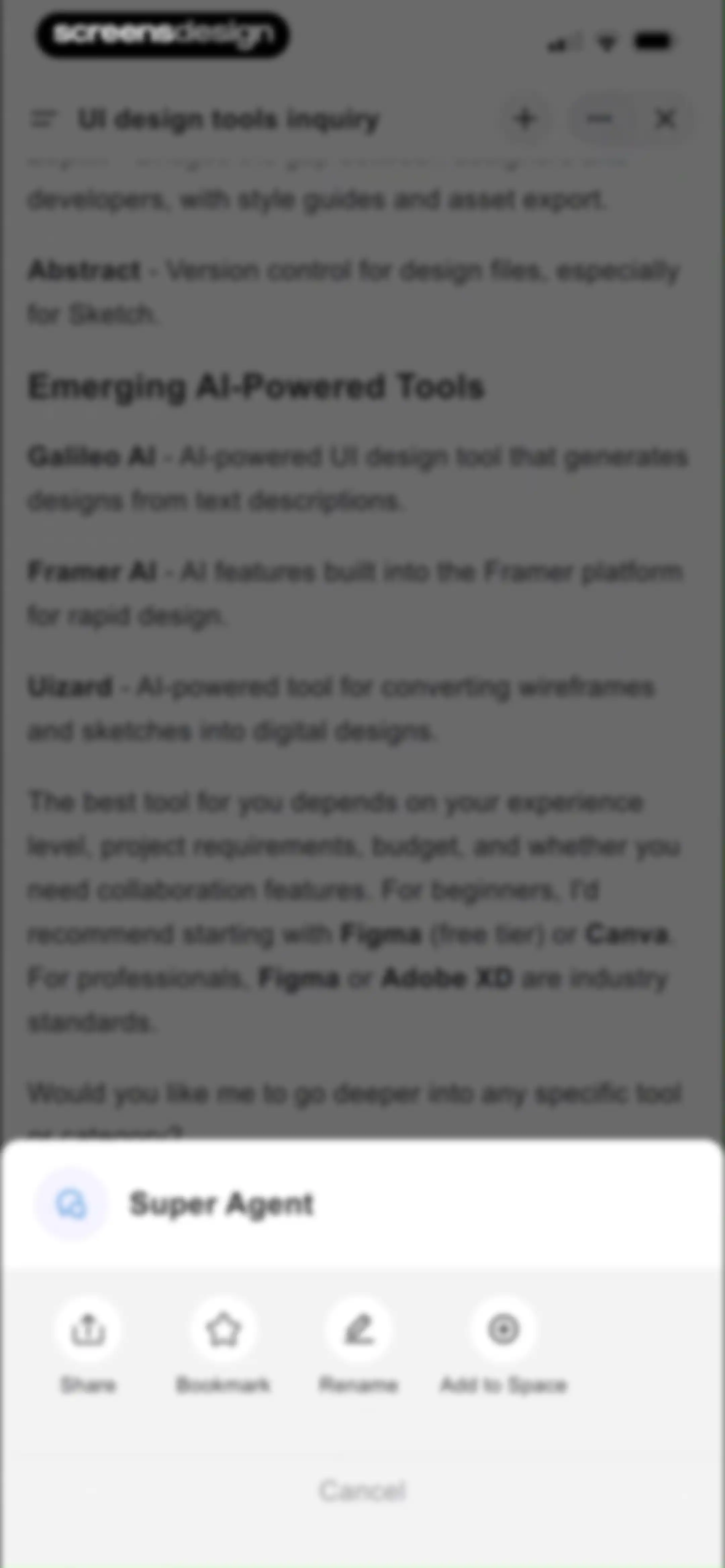 Genspark AI Workspace screen 65