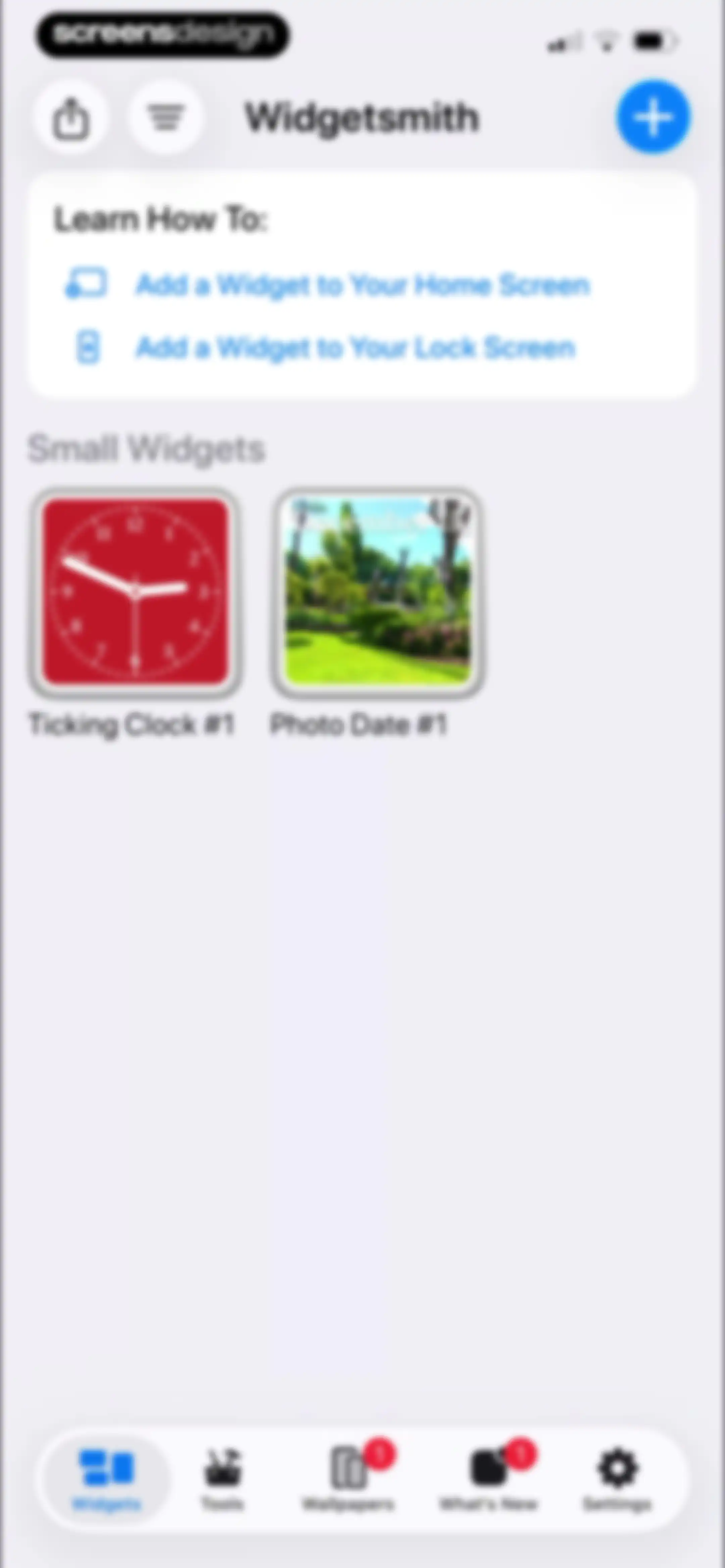 Widgetsmith screen 44