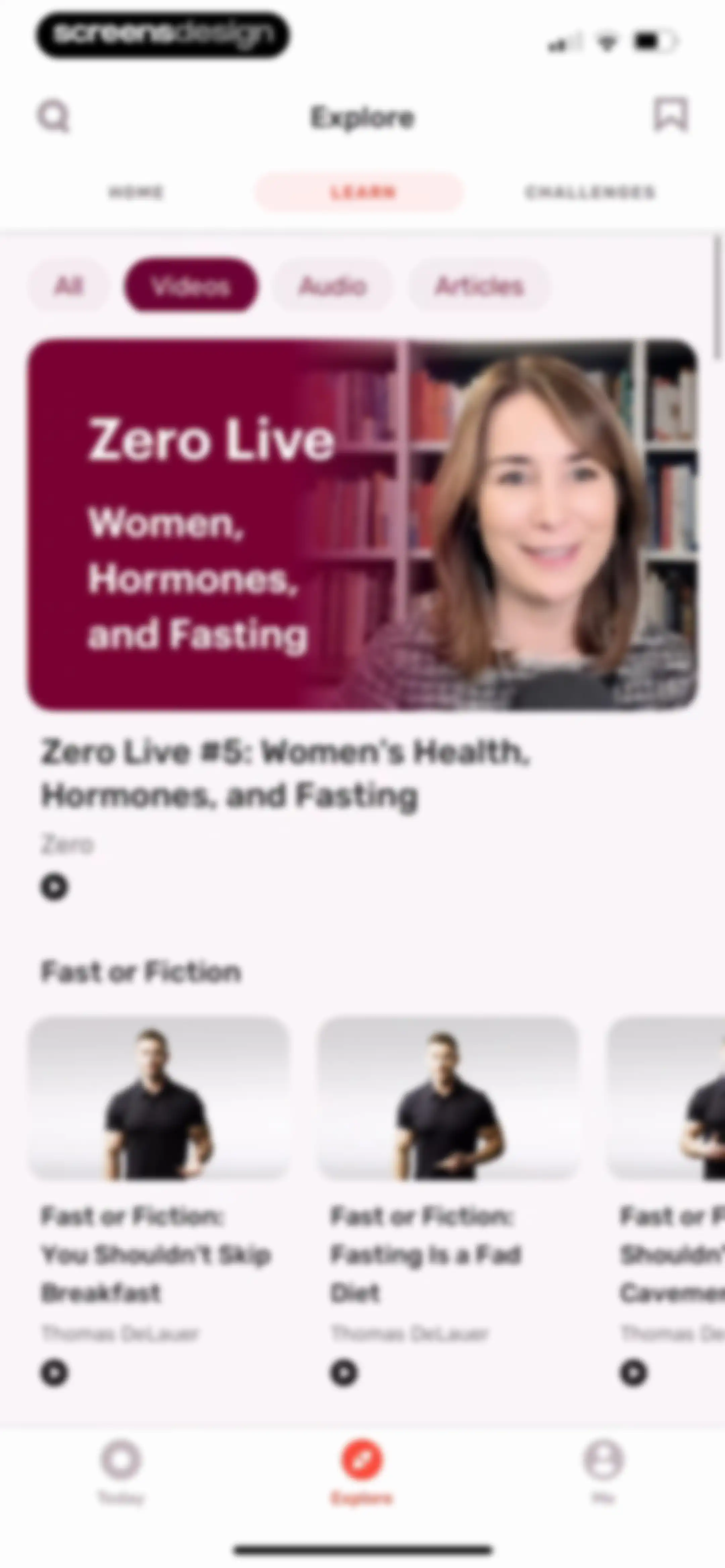 Zero: Fasting & Food Tracker screen 88