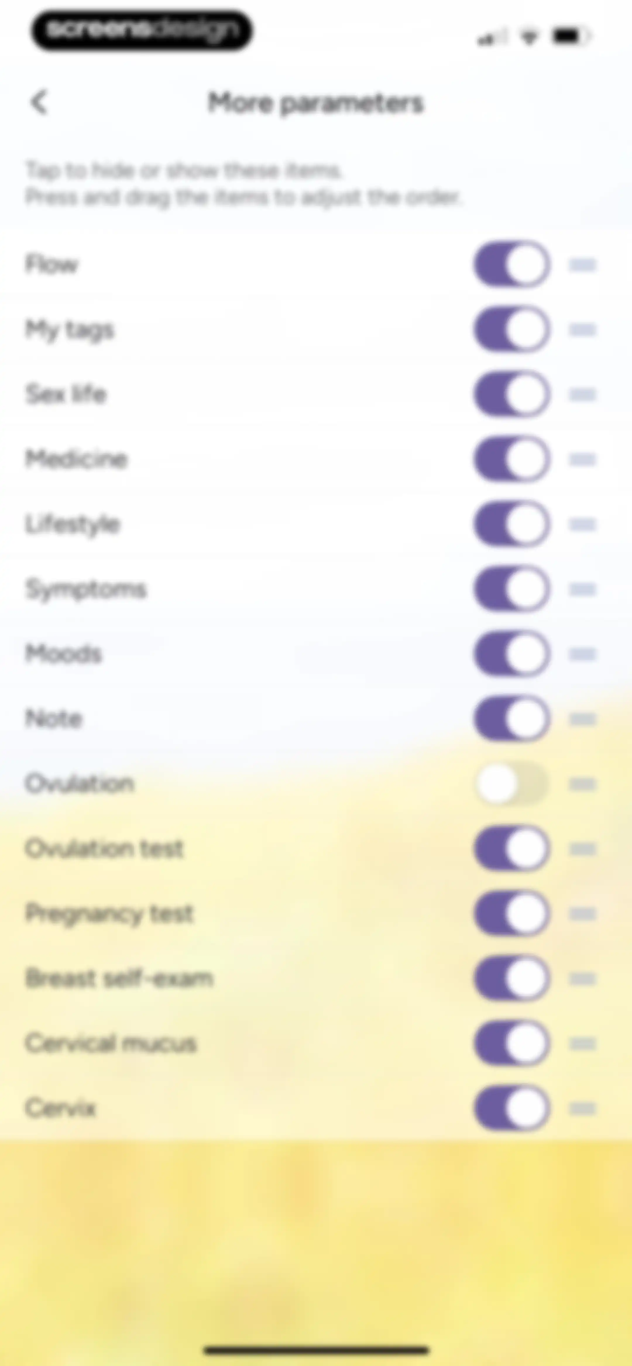 Period Tracker Period Calendar screen 159