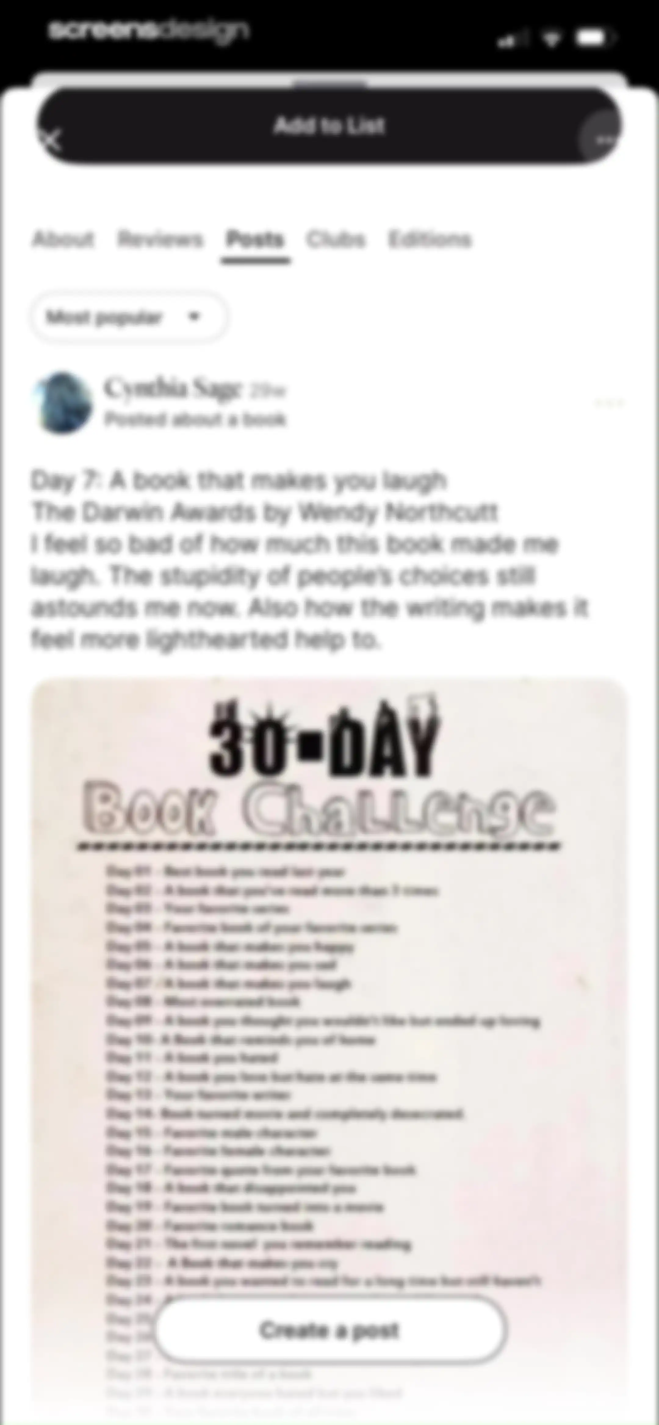 Fable: Track & Discuss Books screen 80