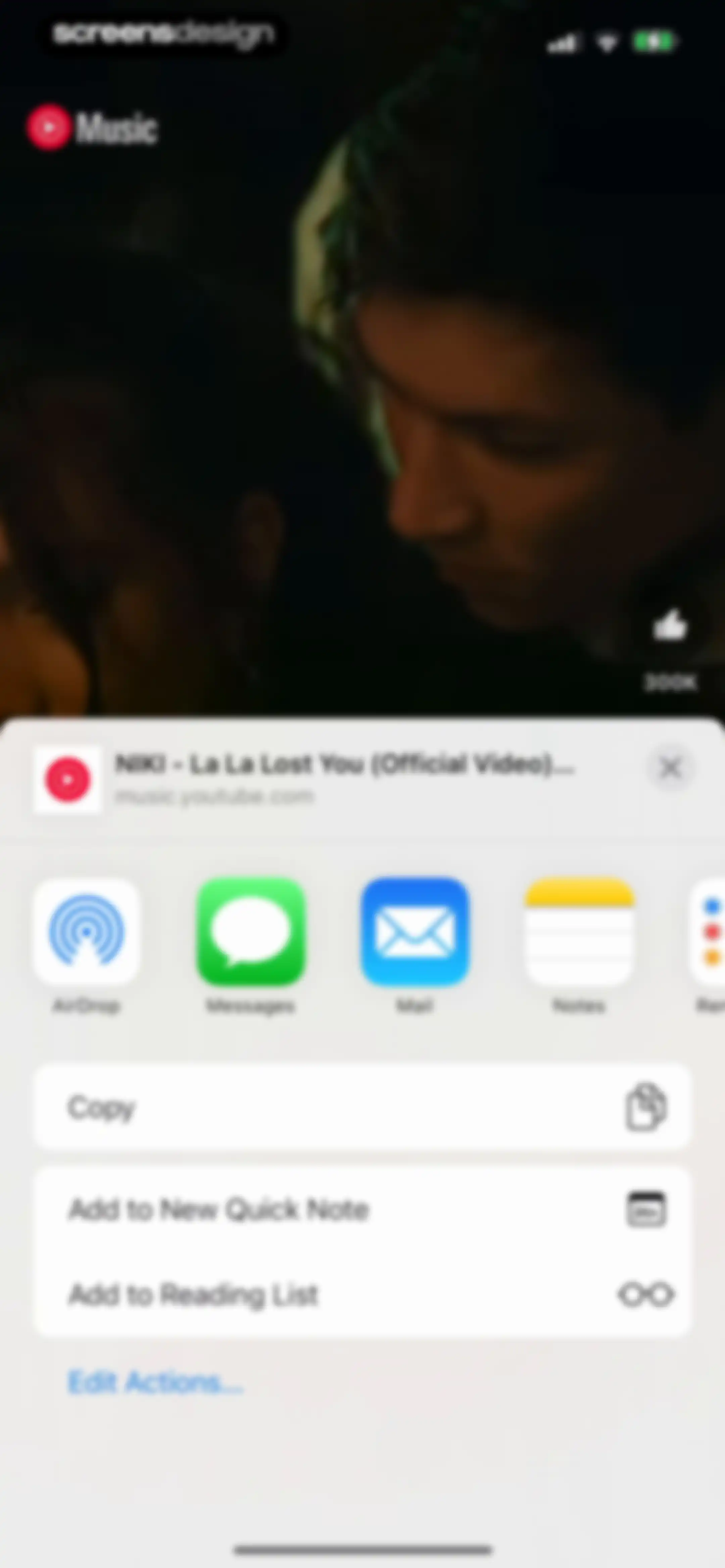 YouTube Music screen 90
